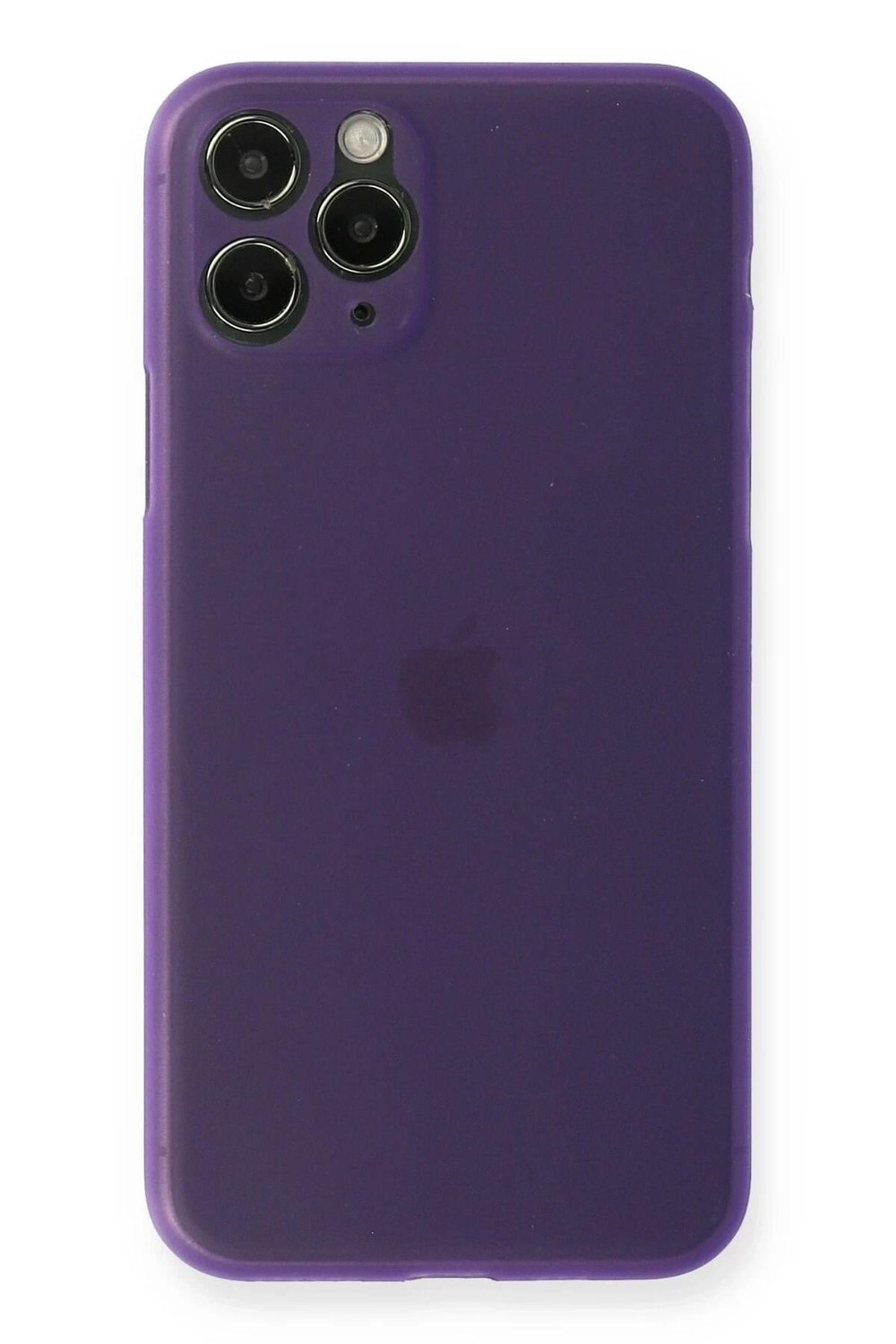 Mey İthalat®  iPhone 11 Pro Max Kılıf PP Ultra İnce Kapak - Mor