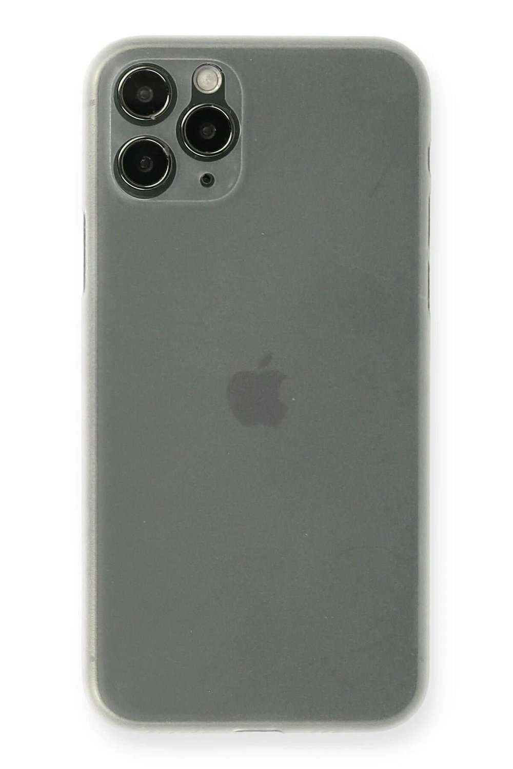 Mey İthalat®  iPhone 11 Pro Max Kılıf PP Ultra İnce Kapak - Beyaz