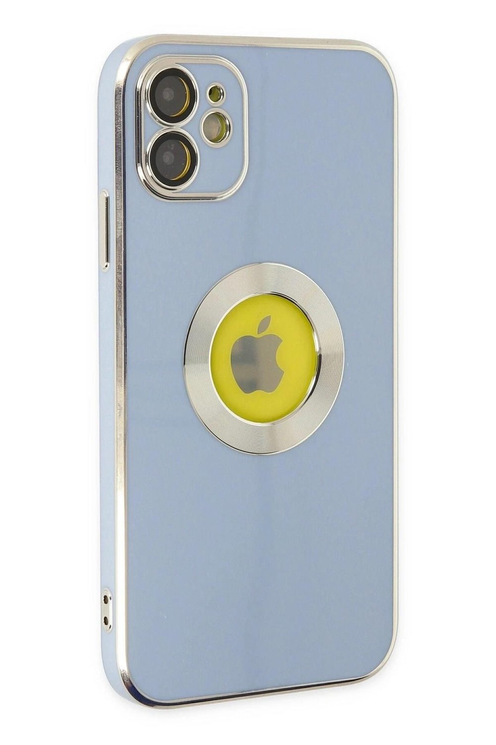Mey İthalat®  iPhone 12 Kılıf Store Silikon - Sierra Blue