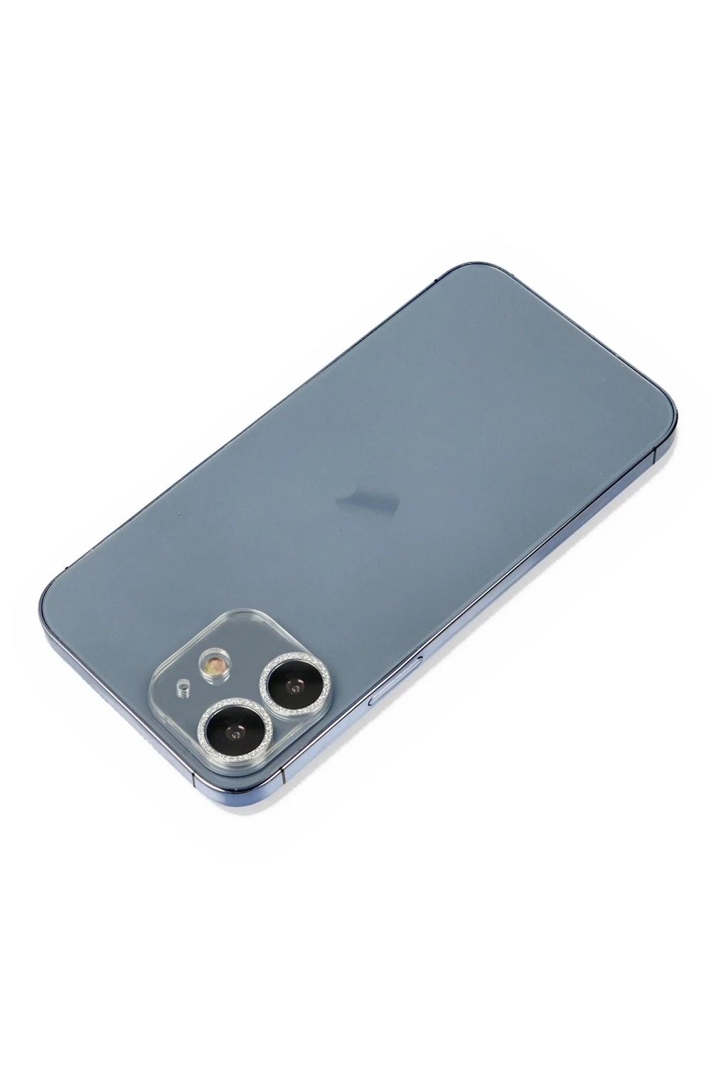 Mey İthalat®  iPhone 12 Mini Shine Kamera Lens Koruma Cam - Gümüş