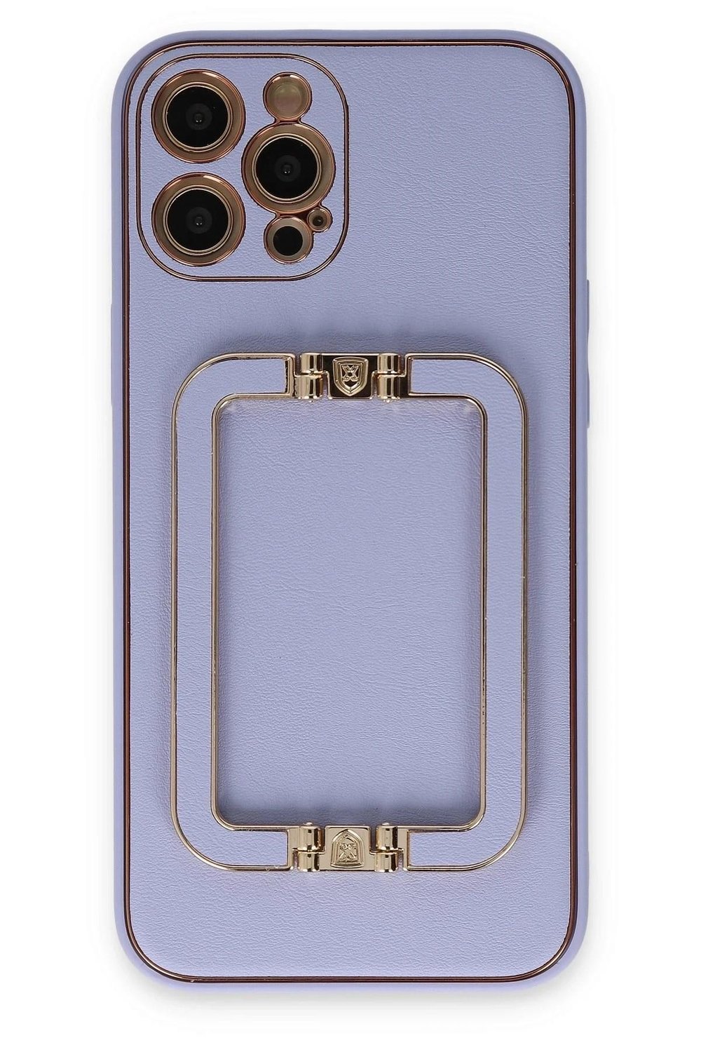 Mey İthalat®  iPhone 12 Pro Kılıf Coco Elit Kapak - Lila