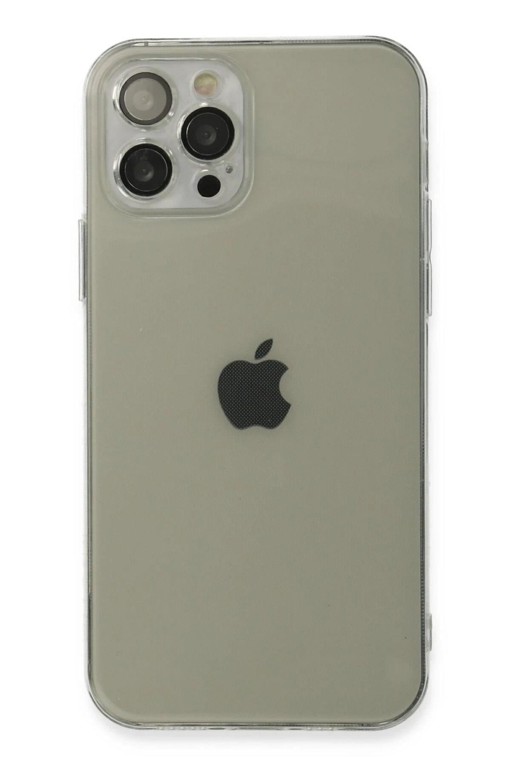 Mey İthalat®  iPhone 12 Pro Kılıf Fly Lens Silikon - Şeffaf
