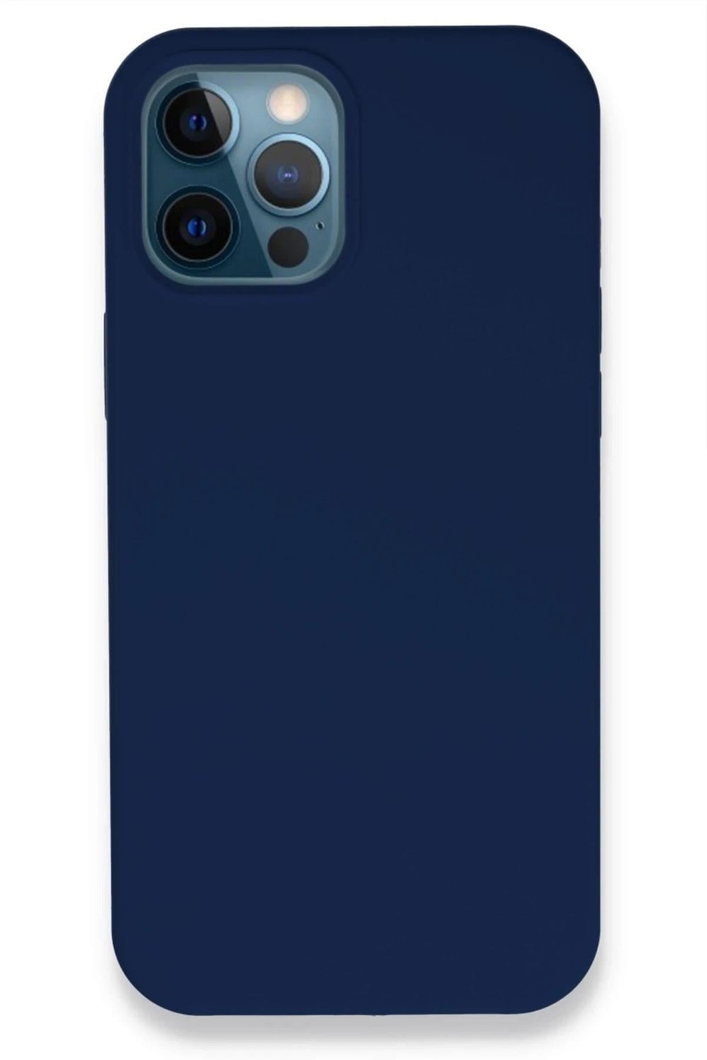 Mey İthalat®  iPhone 12 Pro Kılıf Lansman Legant Silikon - Lacivert