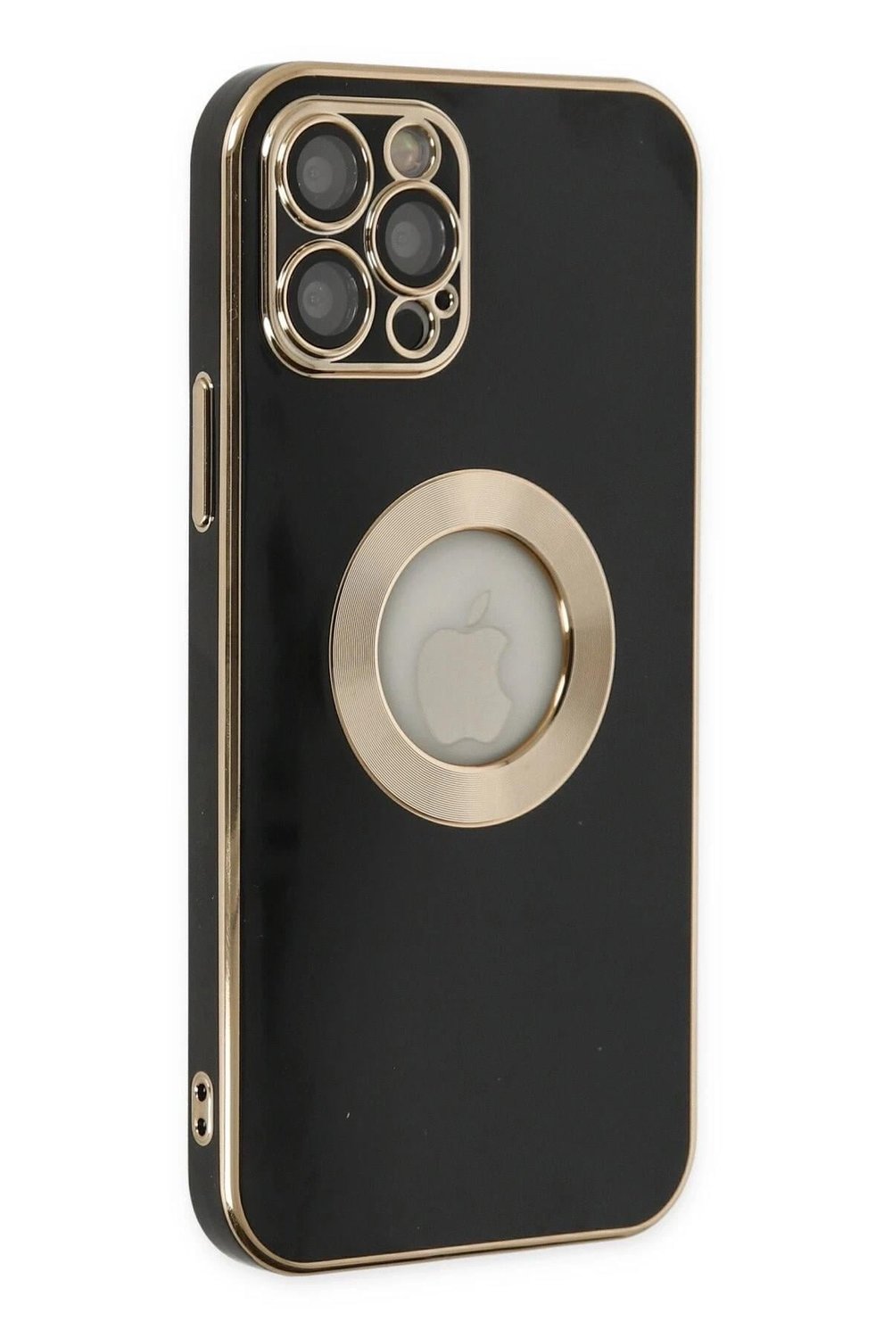 Mey İthalat®  iPhone 12 Pro Kılıf Store Silikon - Siyah