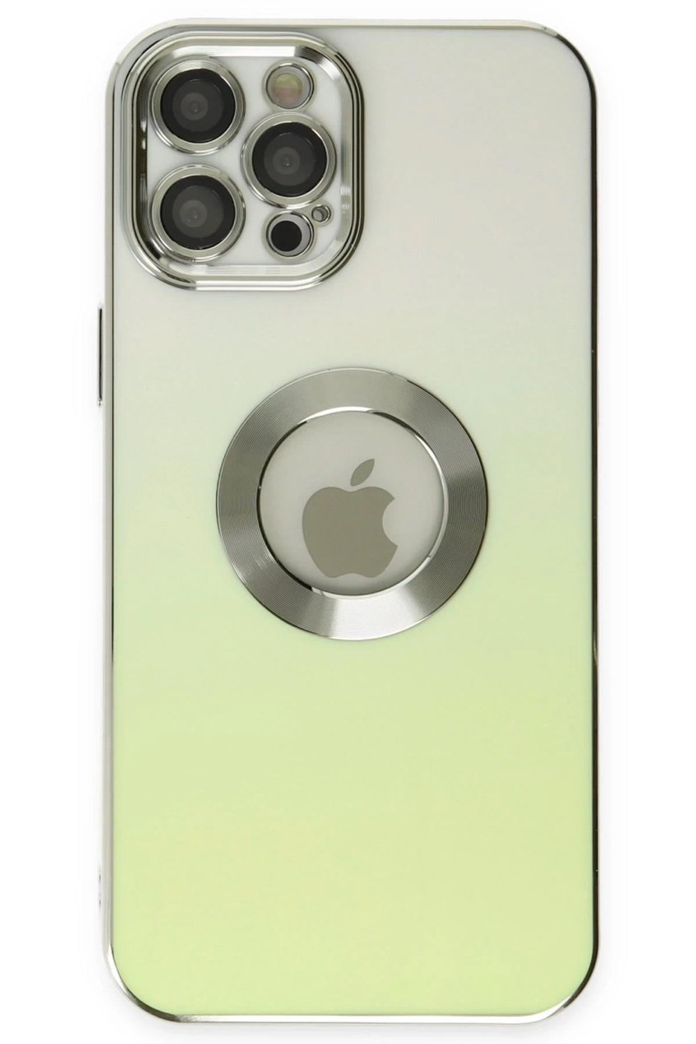 Mey İthalat®  iPhone 12 Pro Max Kılıf Best Silikon - Yeşil