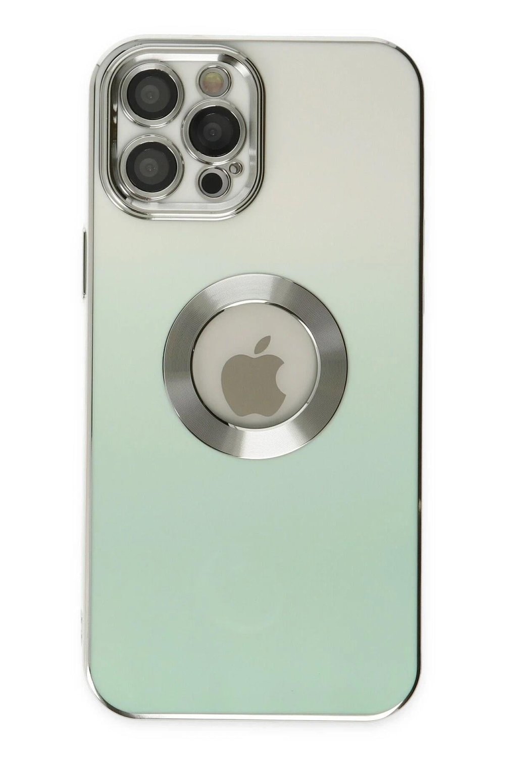 Mey İthalat®  iPhone 12 Pro Max Kılıf Best Silikon - Turkuaz