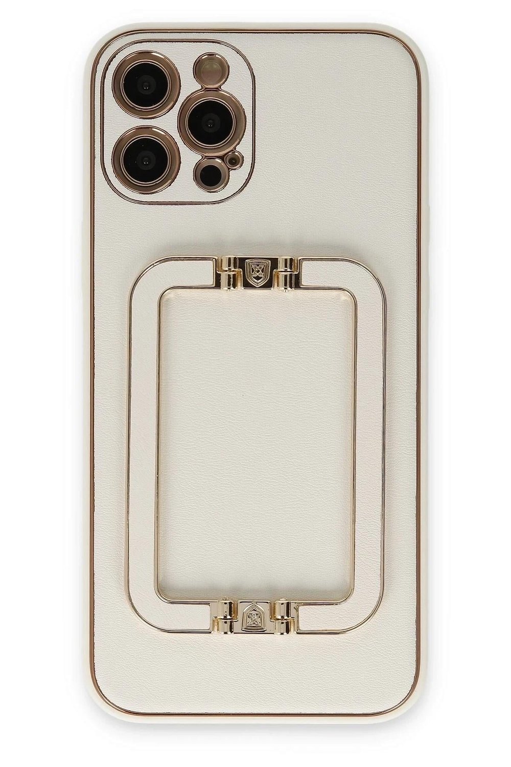 Mey İthalat®  iPhone 12 Pro Max Kılıf Coco Elit Kapak - Beyaz
