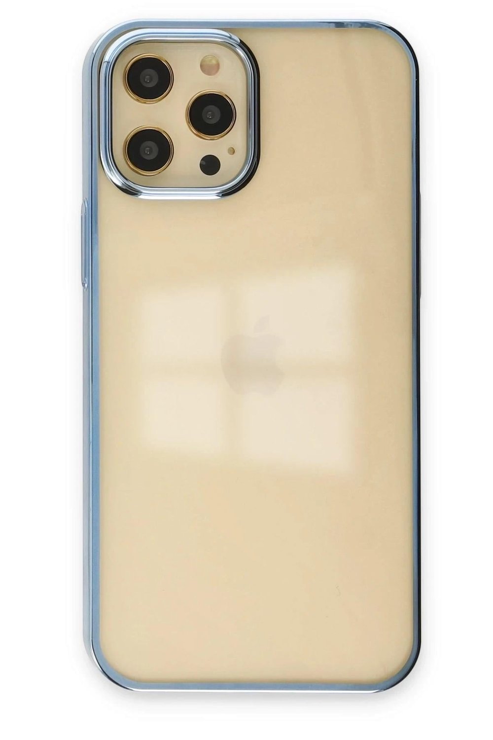 Mey İthalat®  iPhone 12 Pro Max Kılıf Element Silikon - Mavi