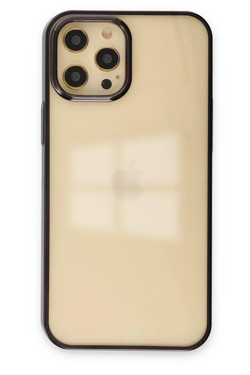 Mey İthalat®  iPhone 12 Pro Max Kılıf Element Silikon - Siyah