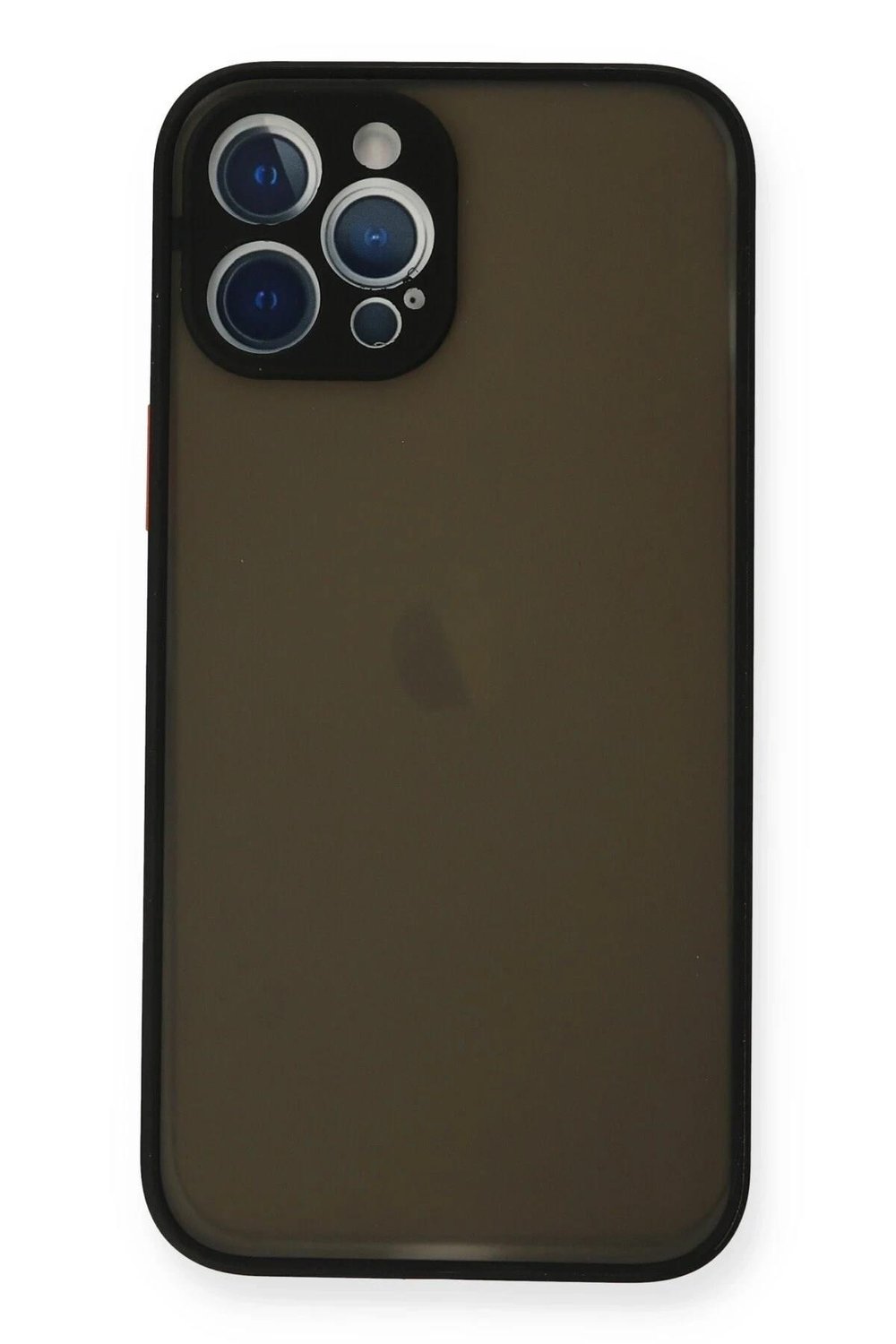 Mey İthalat®  iPhone 12 Pro Max Kılıf Montreal Silikon Kapak - Siyah