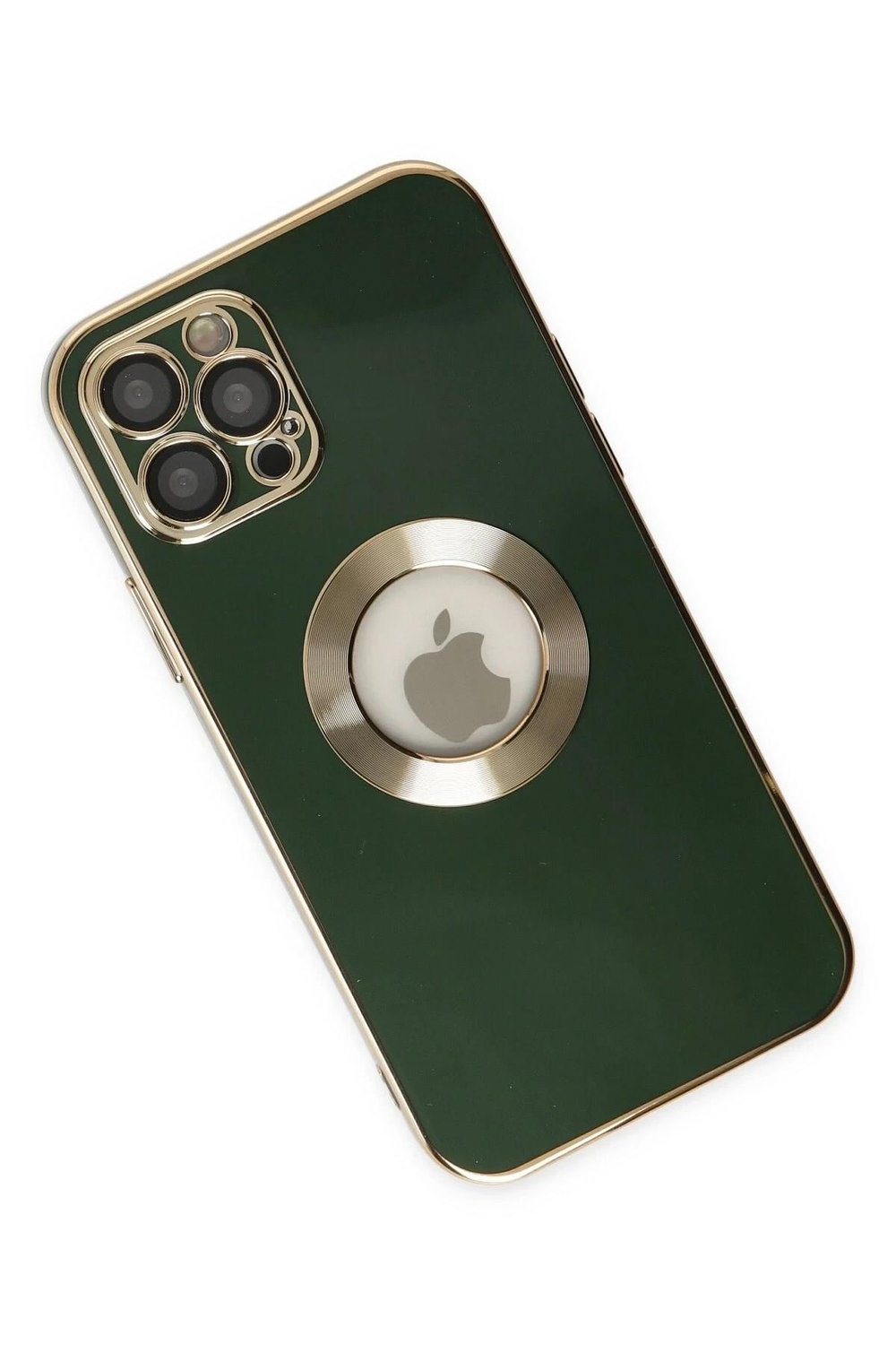 Mey İthalat®  iPhone 12 Pro Max Kılıf Store Silikon - Yeşil