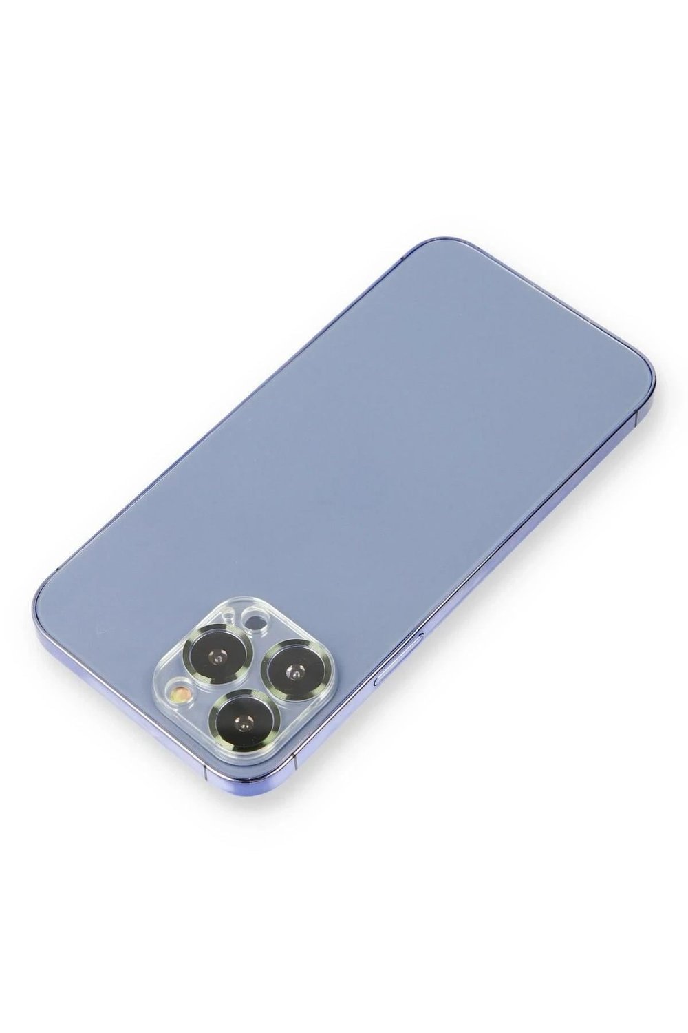 Mey İthalat®  iPhone 12 Pro Metal Kamera Lens Koruma Cam - Koyu Yeşil