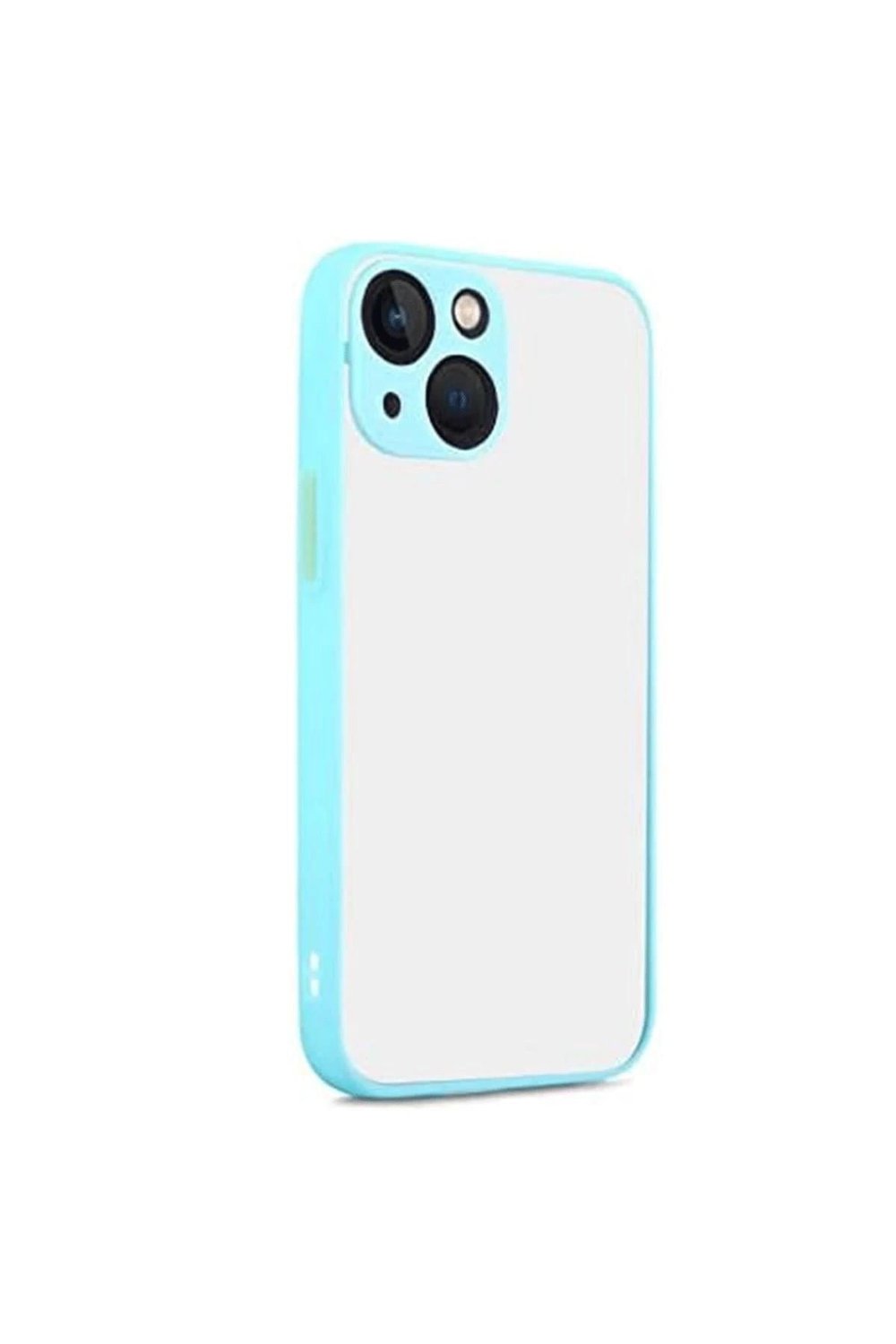 Mey İthalat®  iPhone 13 Kılıf Montreal Silikon Kapak - Turkuaz