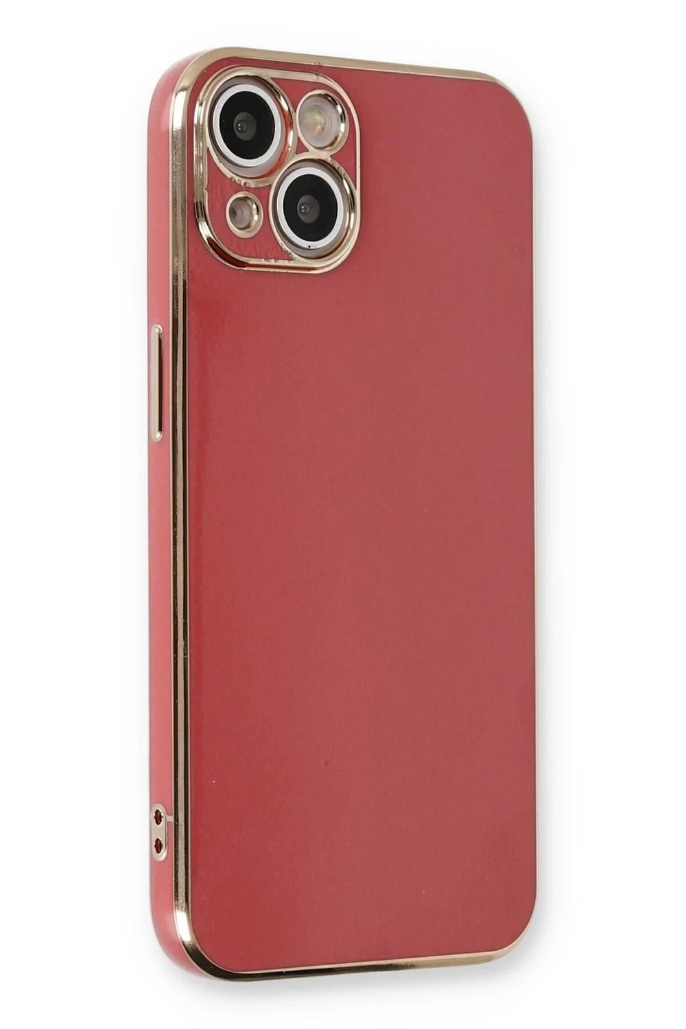 Mey İthalat®  iPhone 13 Kılıf Volet Silikon - Kırmızı