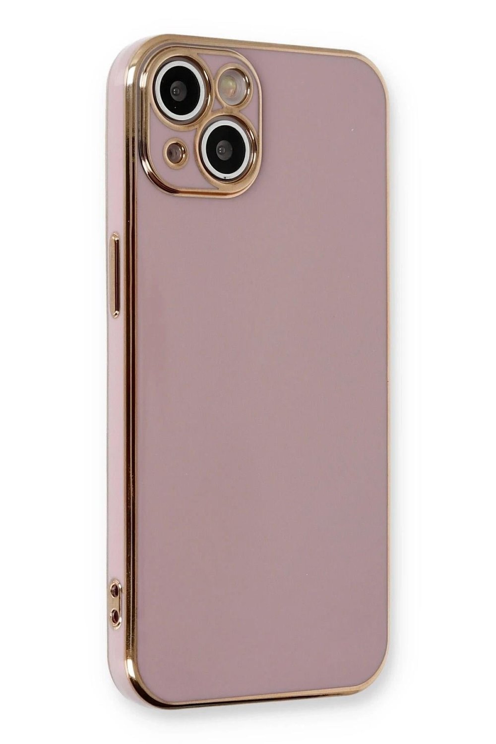 Mey İthalat®  iPhone 13 Kılıf Volet Silikon - Mor