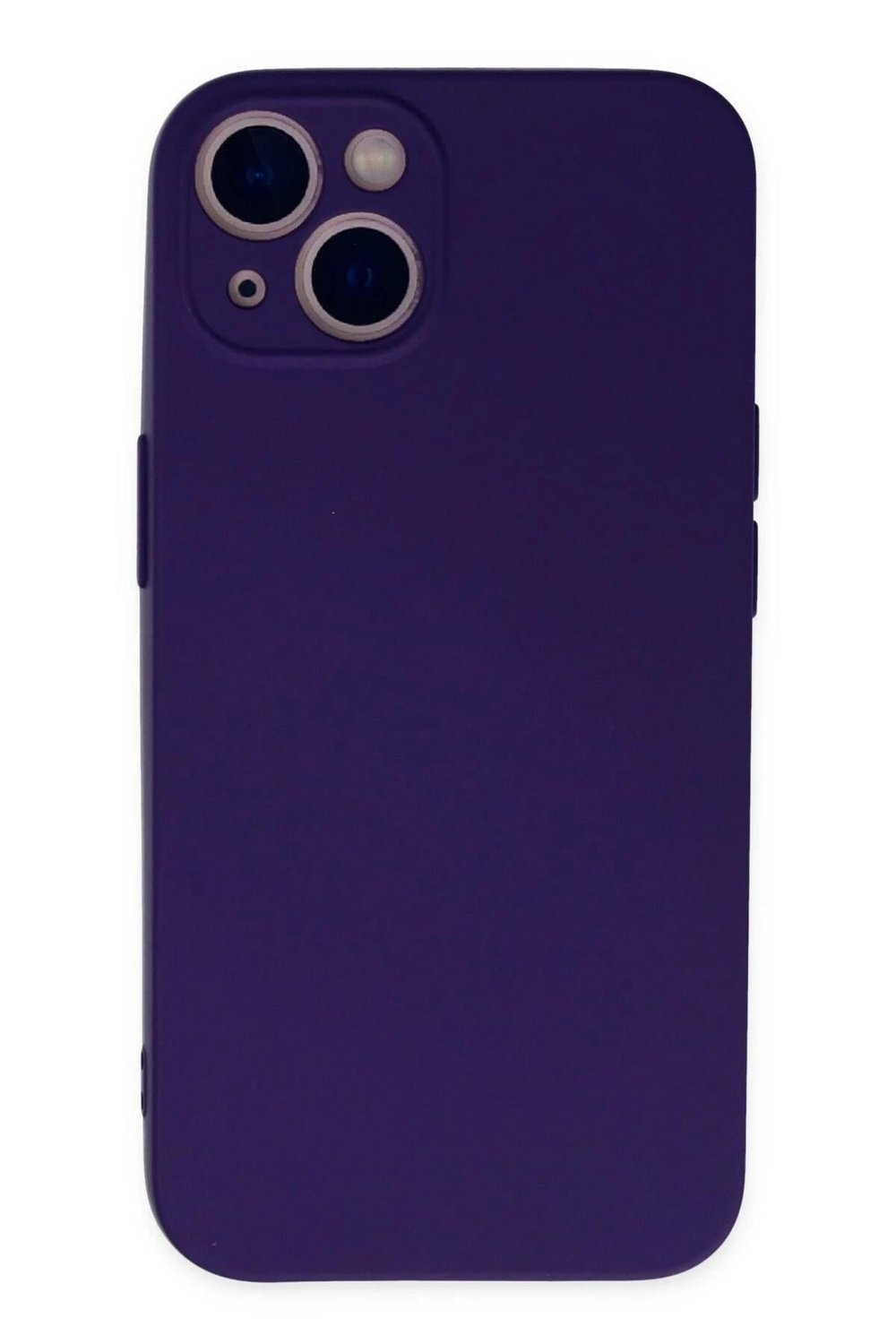 Mey İthalat®  iPhone 13 Mini Kılıf Nano içi Kadife Silikon - Mor