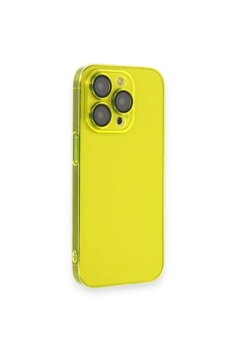 Mey İthalat®  iPhone 13 Pro Kılıf Armada Lensli Kapak - Sarı