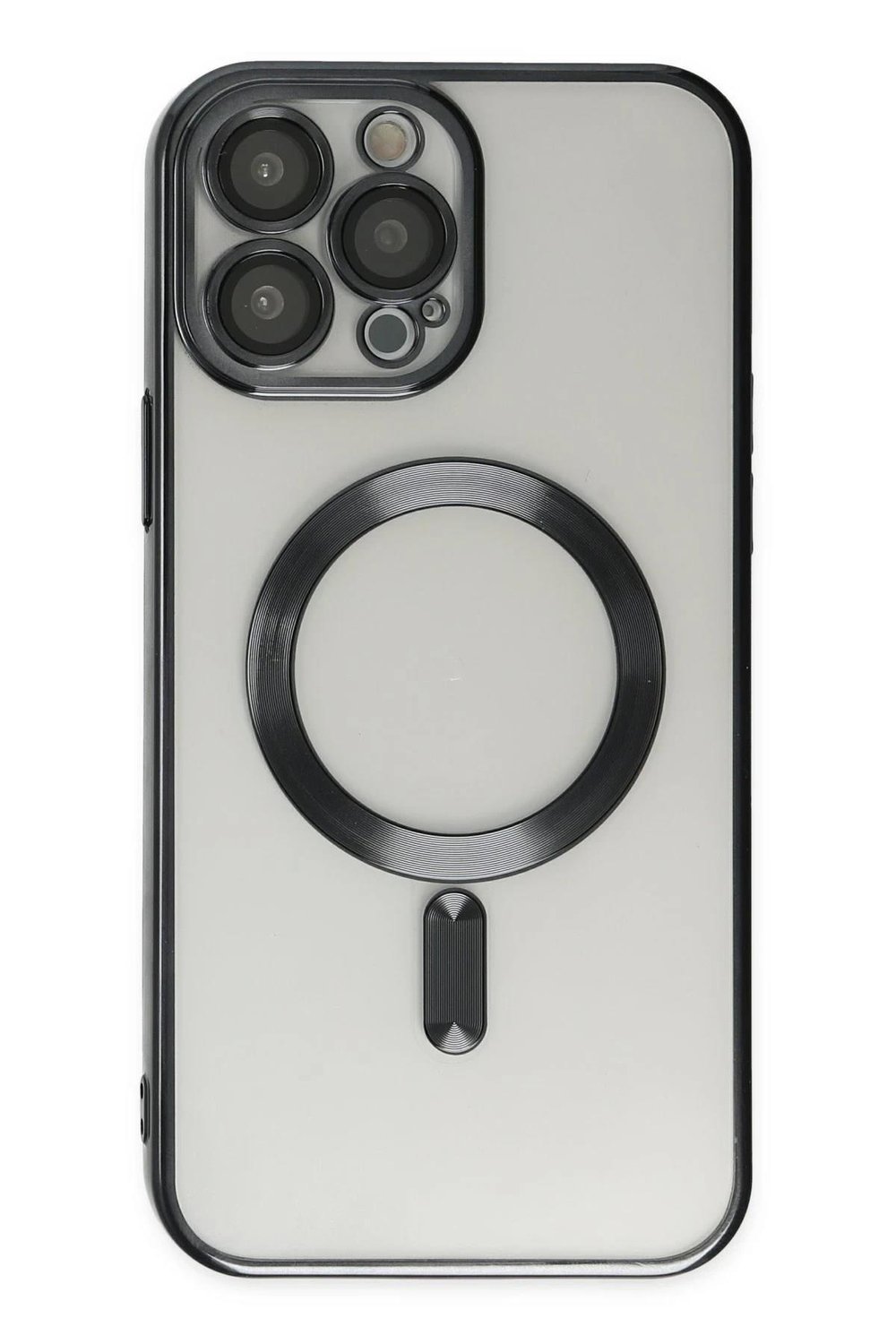Mey İthalat®  iPhone 13 Pro Kılıf Kross Magneticsafe Kapak - Siyah
