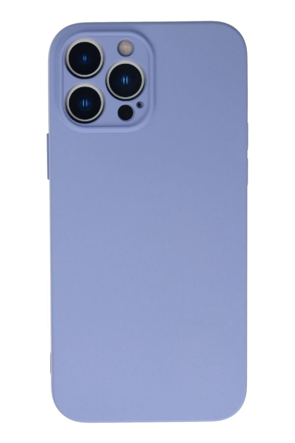 Mey İthalat®  iPhone 13 Pro Kılıf Nano içi Kadife Silikon - Lila
