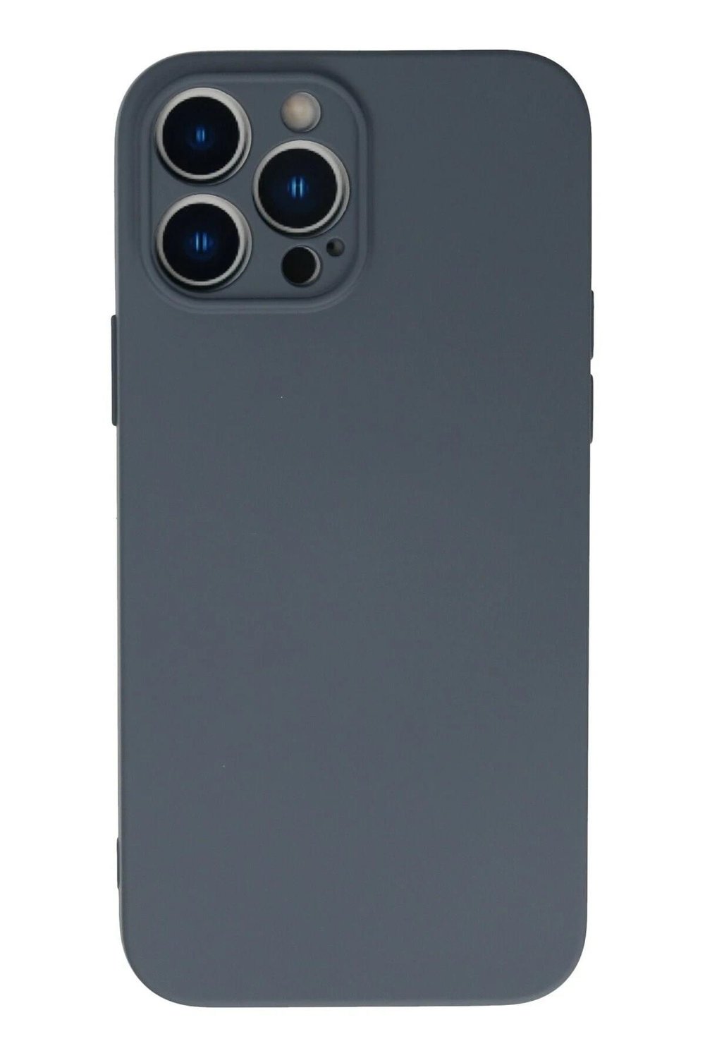 Mey İthalat®  iPhone 13 Pro Kılıf Nano içi Kadife Silikon - Gri