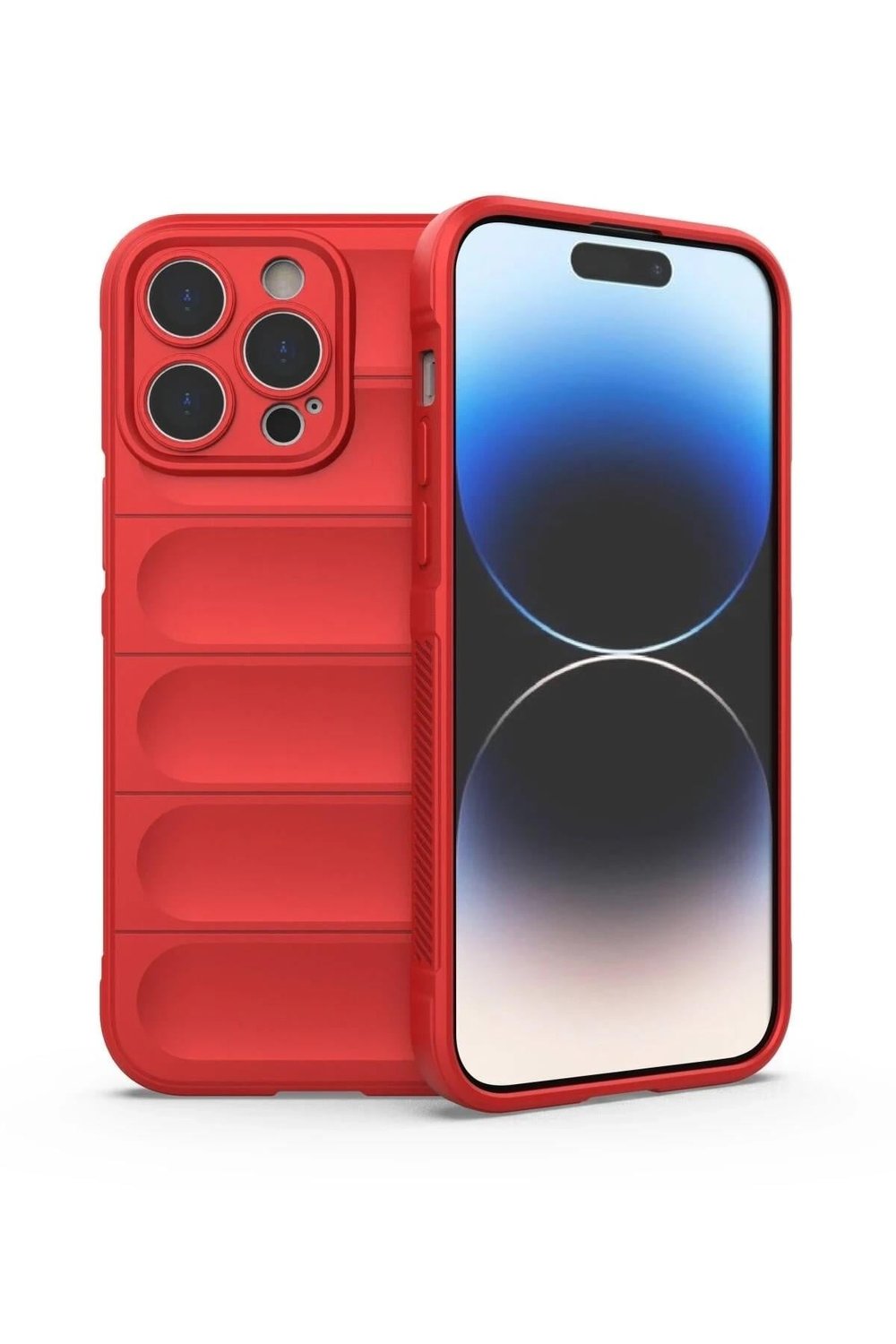 Mey İthalat®  iPhone 13 Pro Kılıf Optimum Silikon - Kırmızı