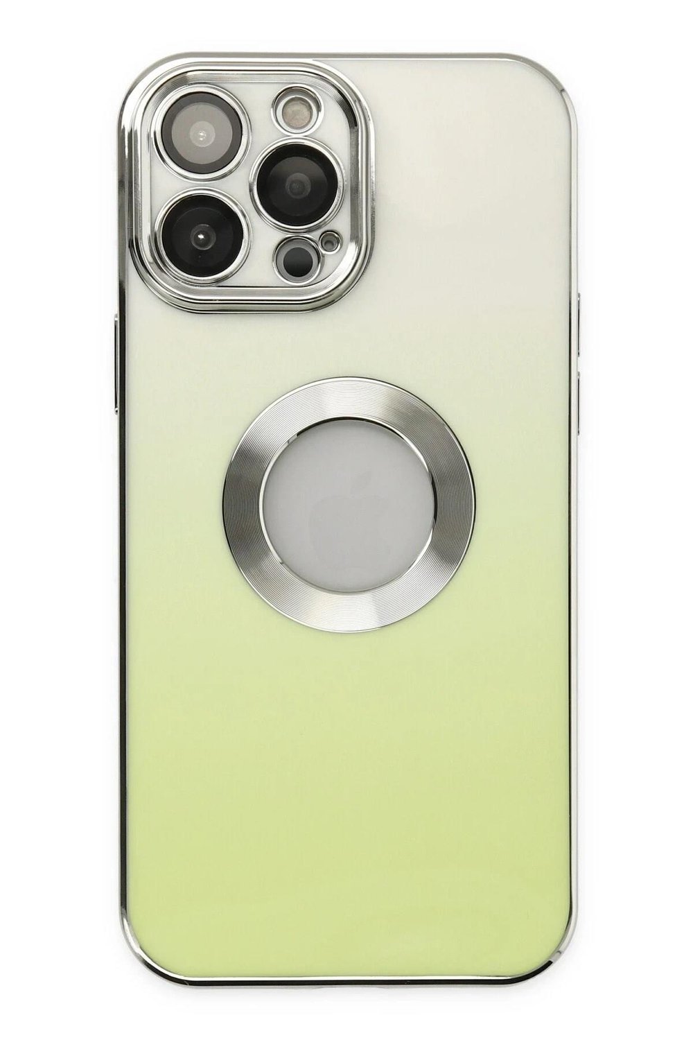 Mey İthalat®  iPhone 13 Pro Max Kılıf Best Silikon - Yeşil