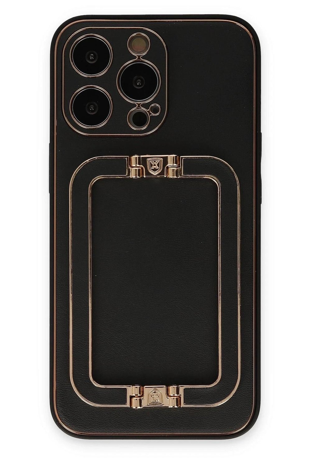 Mey İthalat®  iPhone 13 Pro Max Kılıf Coco Elit Kapak - Siyah