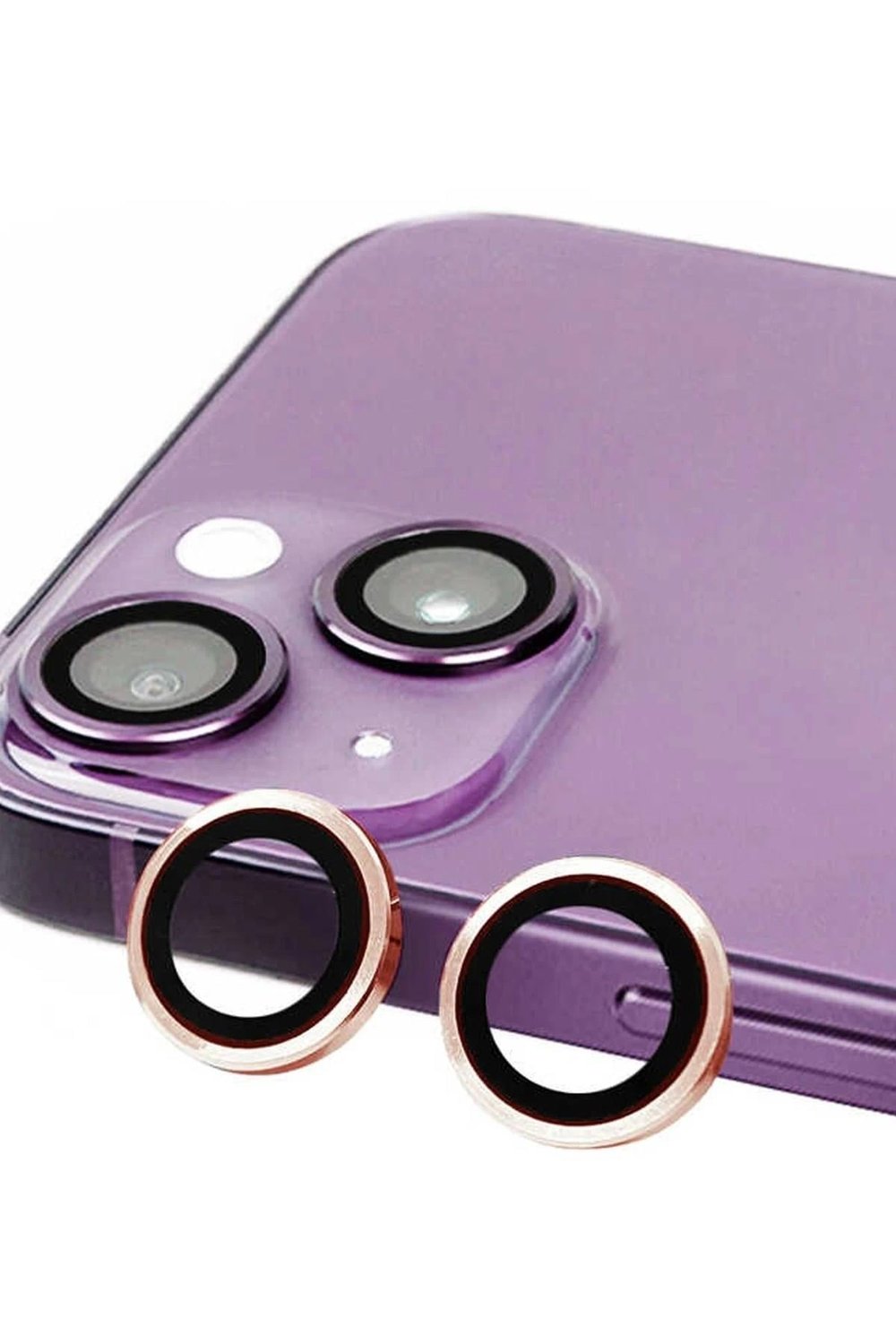 Mey İthalat®  iPhone 13 Raze Metal Kamera Lens - Pembe