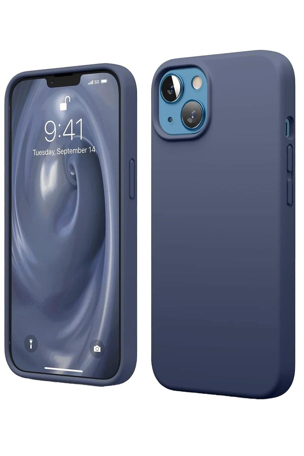 Mey İthalat®  iPhone 14 Kılıf First Silikon - Lacivert