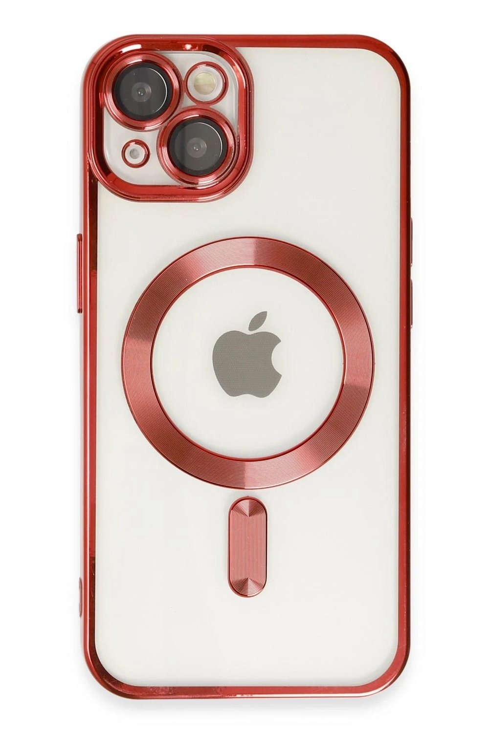 Mey İthalat®  iPhone 14 Kılıf Kross Magneticsafe Kapak - Kırmızı