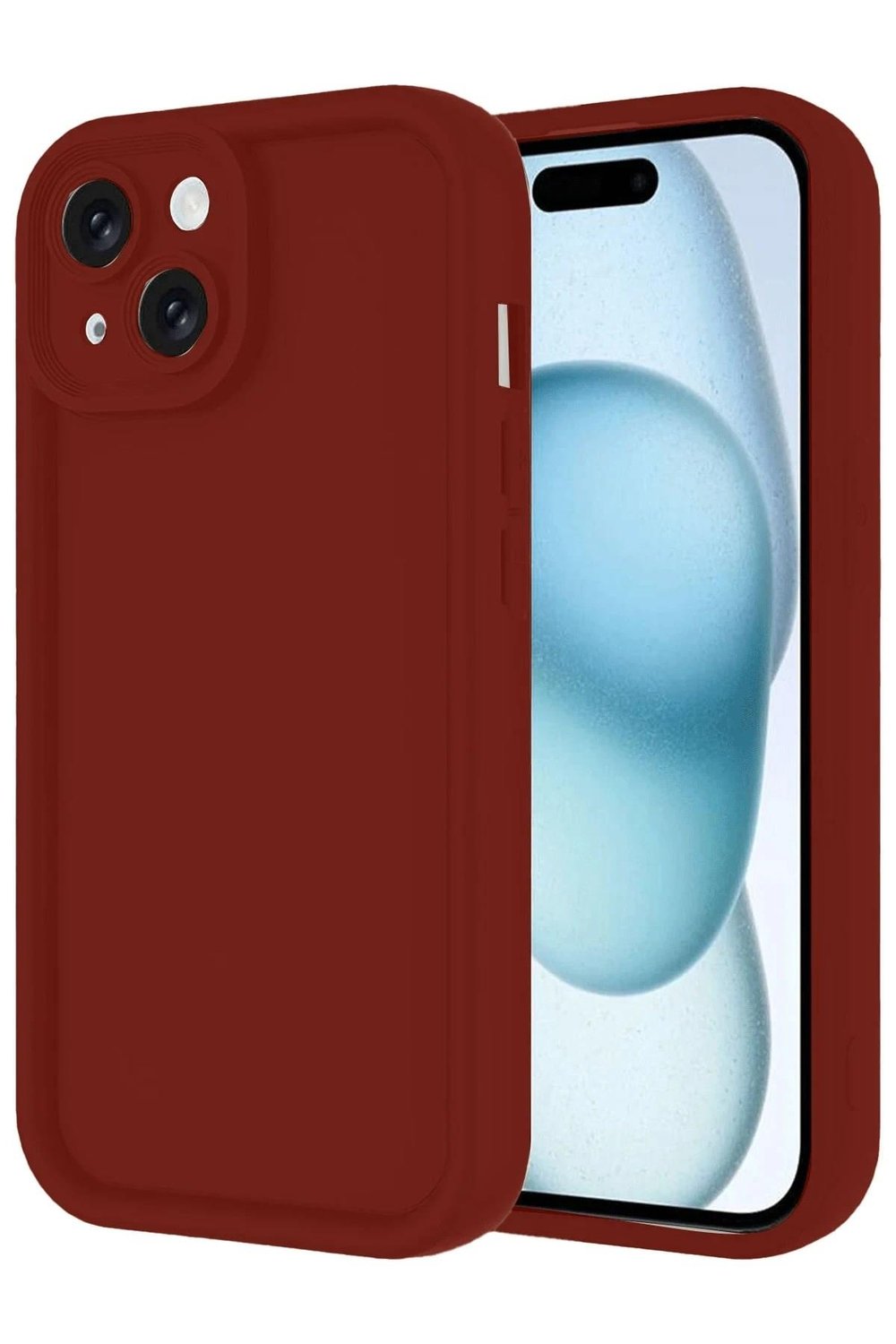 Mey İthalat®  iPhone 14 Kılıf Viera Silikon - Bordo