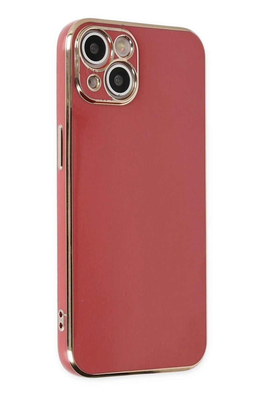 Mey İthalat®  iPhone 14 Kılıf Volet Silikon - Kırmızı