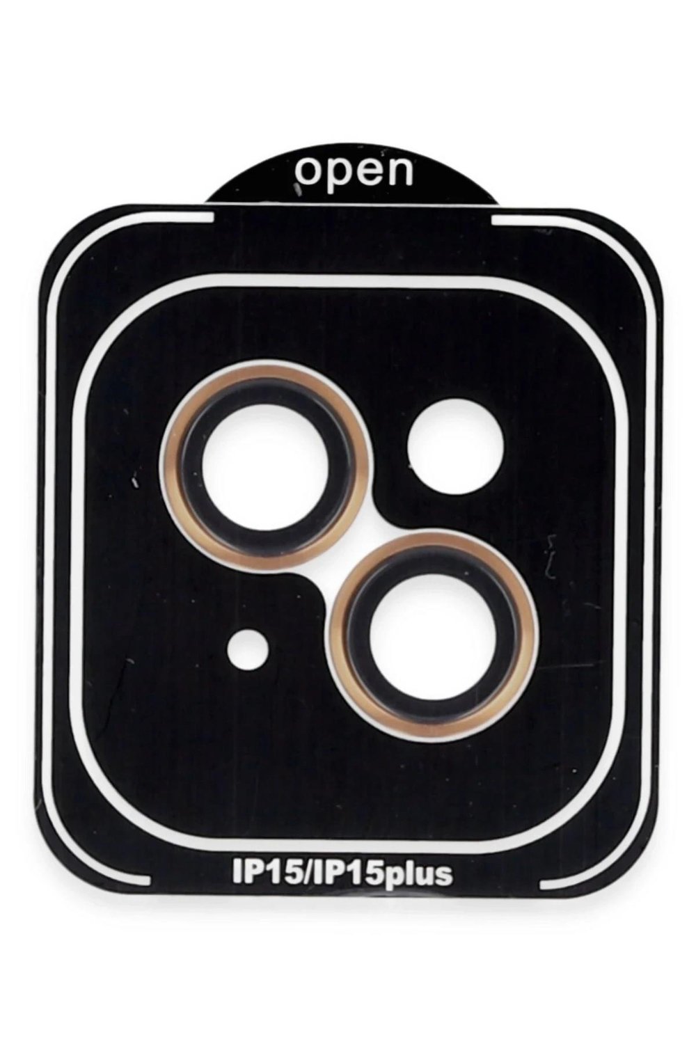 Mey İthalat®  iPhone 14 PVD Metal Kamera Lens - Turuncu