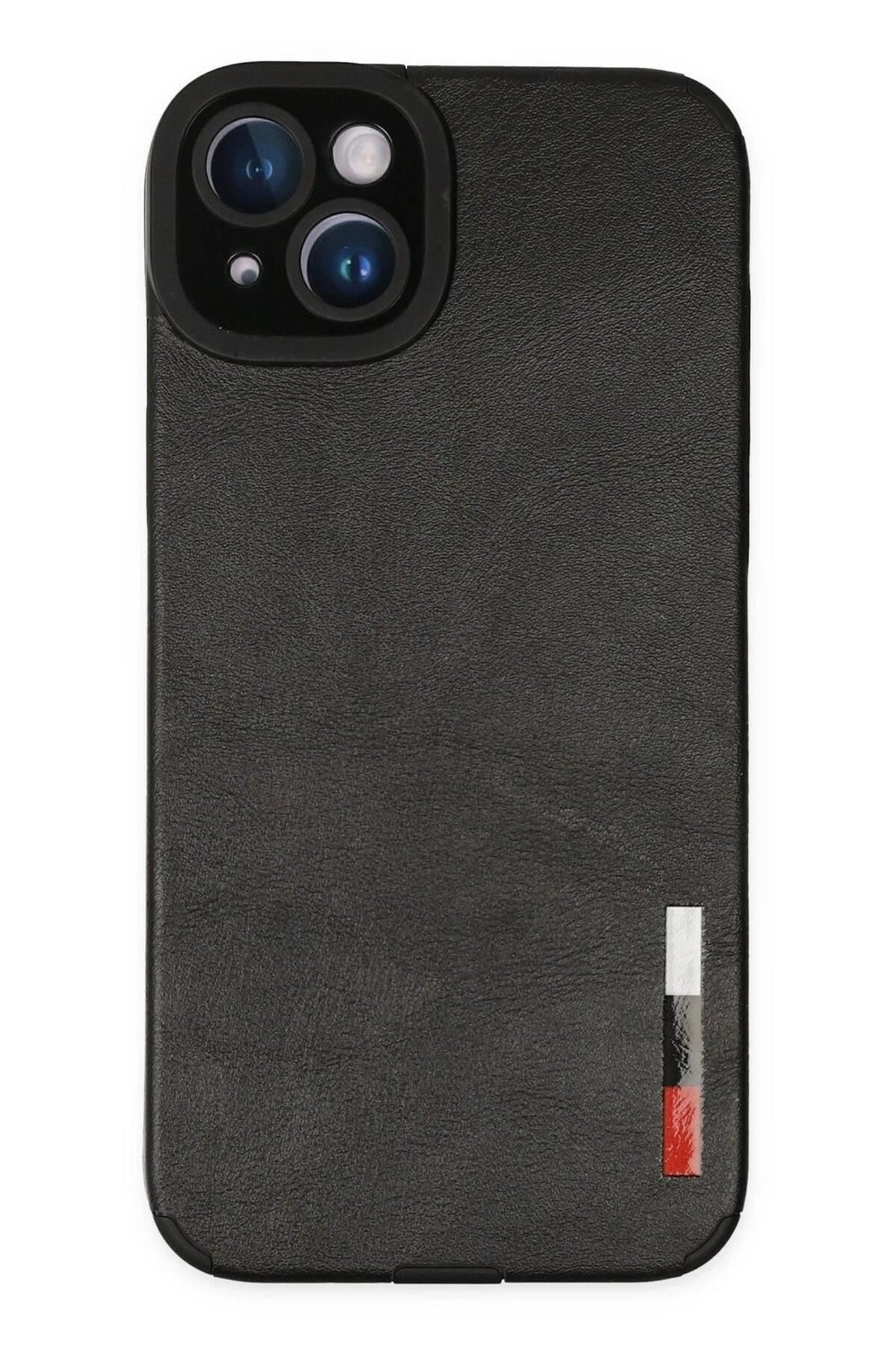 Mey İthalat®  iPhone 14 Plus Kılıf Loop Deri Silikon - Siyah