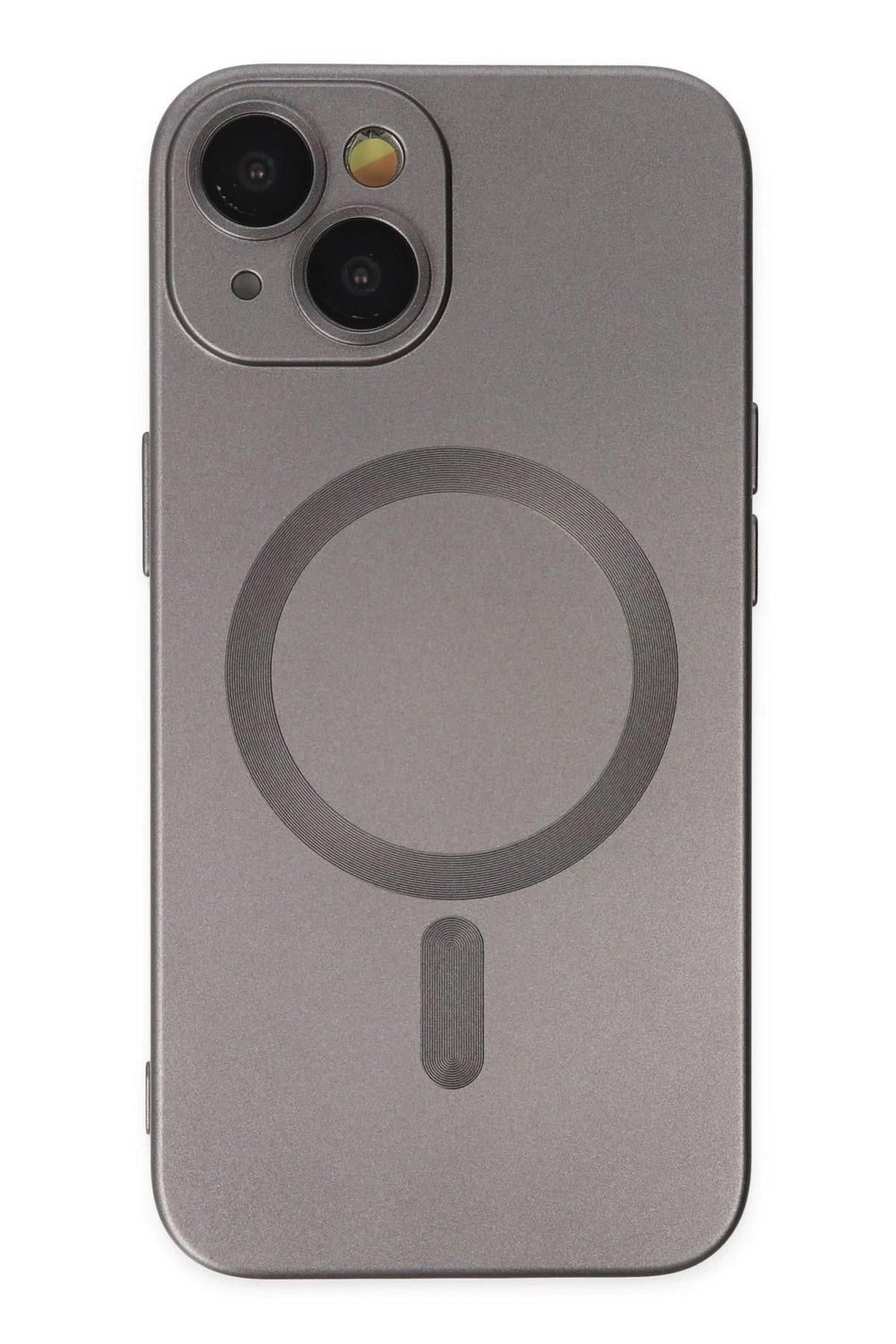 Mey İthalat®  iPhone 14 Plus Kılıf Moshi Lens Magneticsafe Silikon - Füme