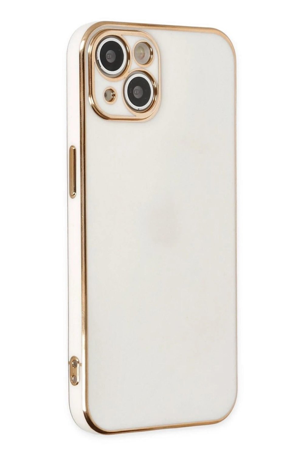 Mey İthalat®  iPhone 14 Plus Kılıf Volet Silikon - Beyaz