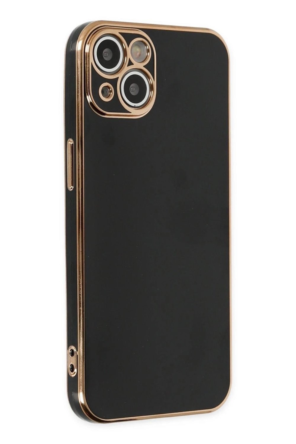 Mey İthalat®  iPhone 14 Plus Kılıf Volet Silikon - Siyah