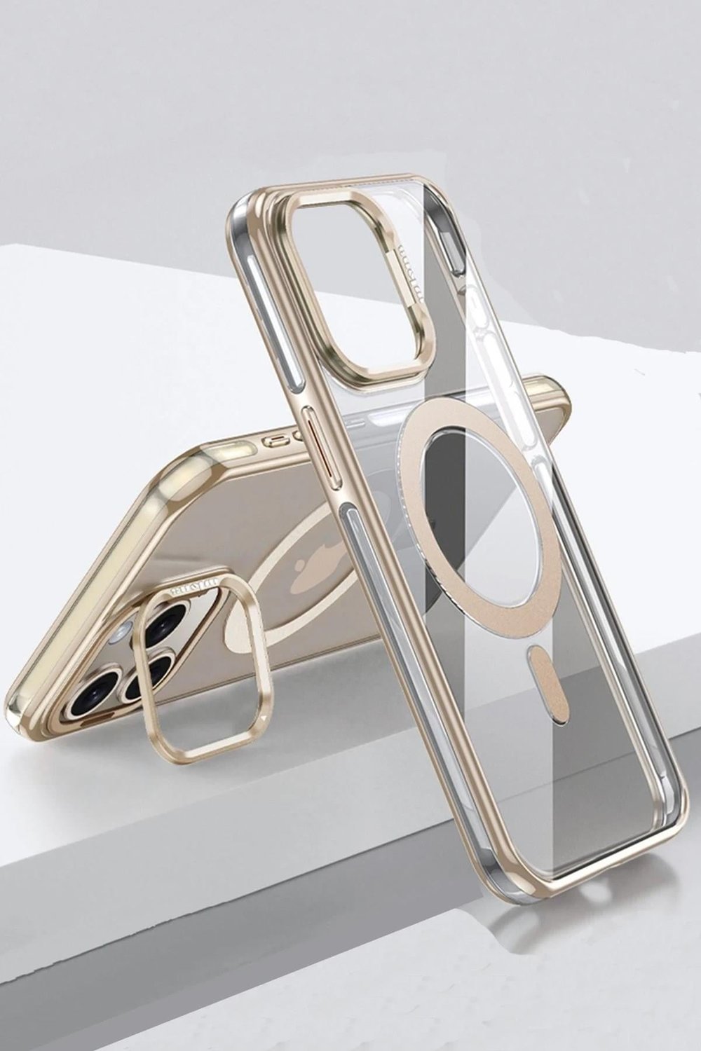 Mey İthalat®  iPhone 14 Pro Drop Magsafe Kapak - Titan Gri