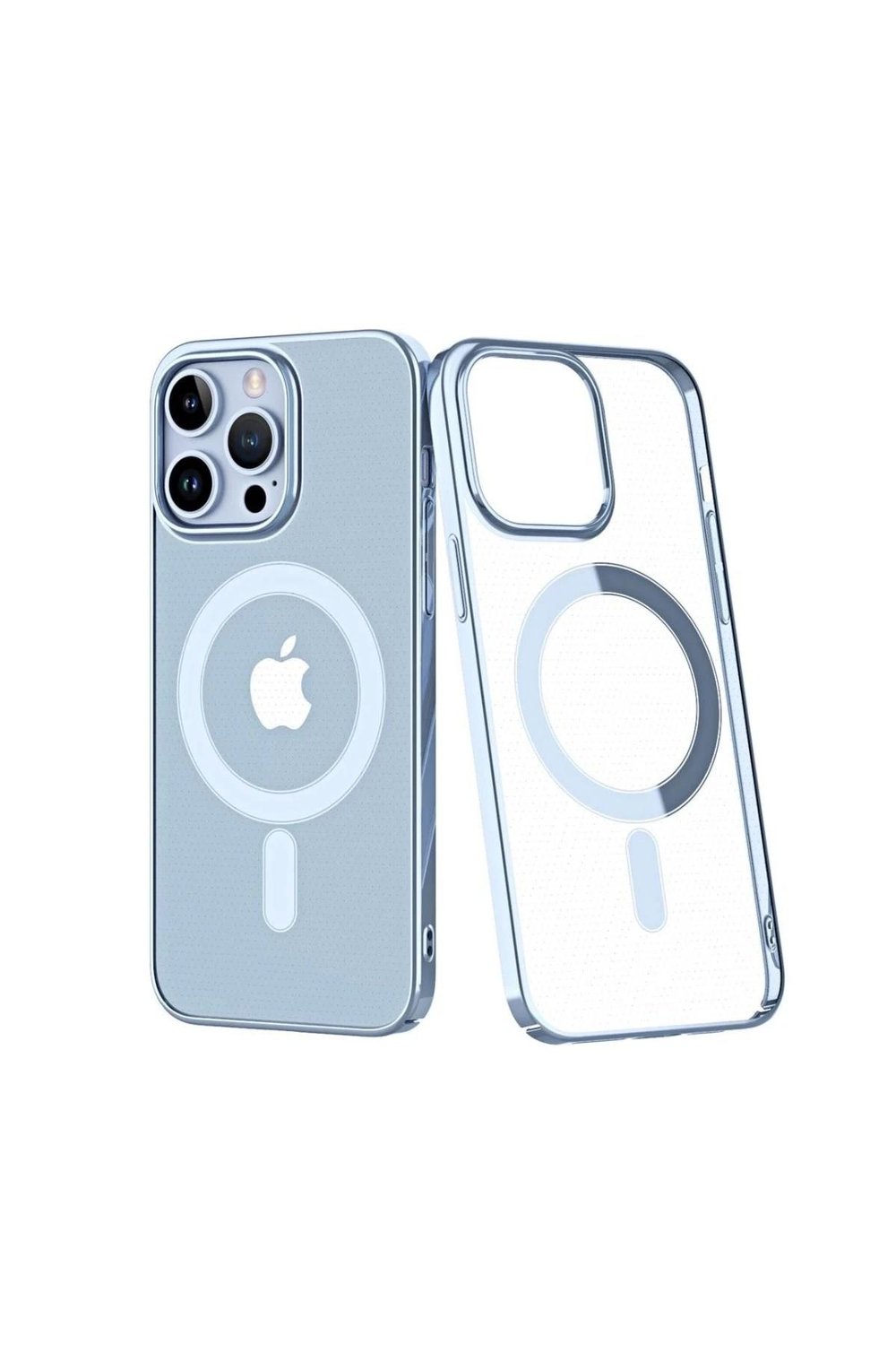 Mey İthalat®  iPhone 14 Pro Kılıf Element Magneticsafe Sert Kapak - Sierra Blue