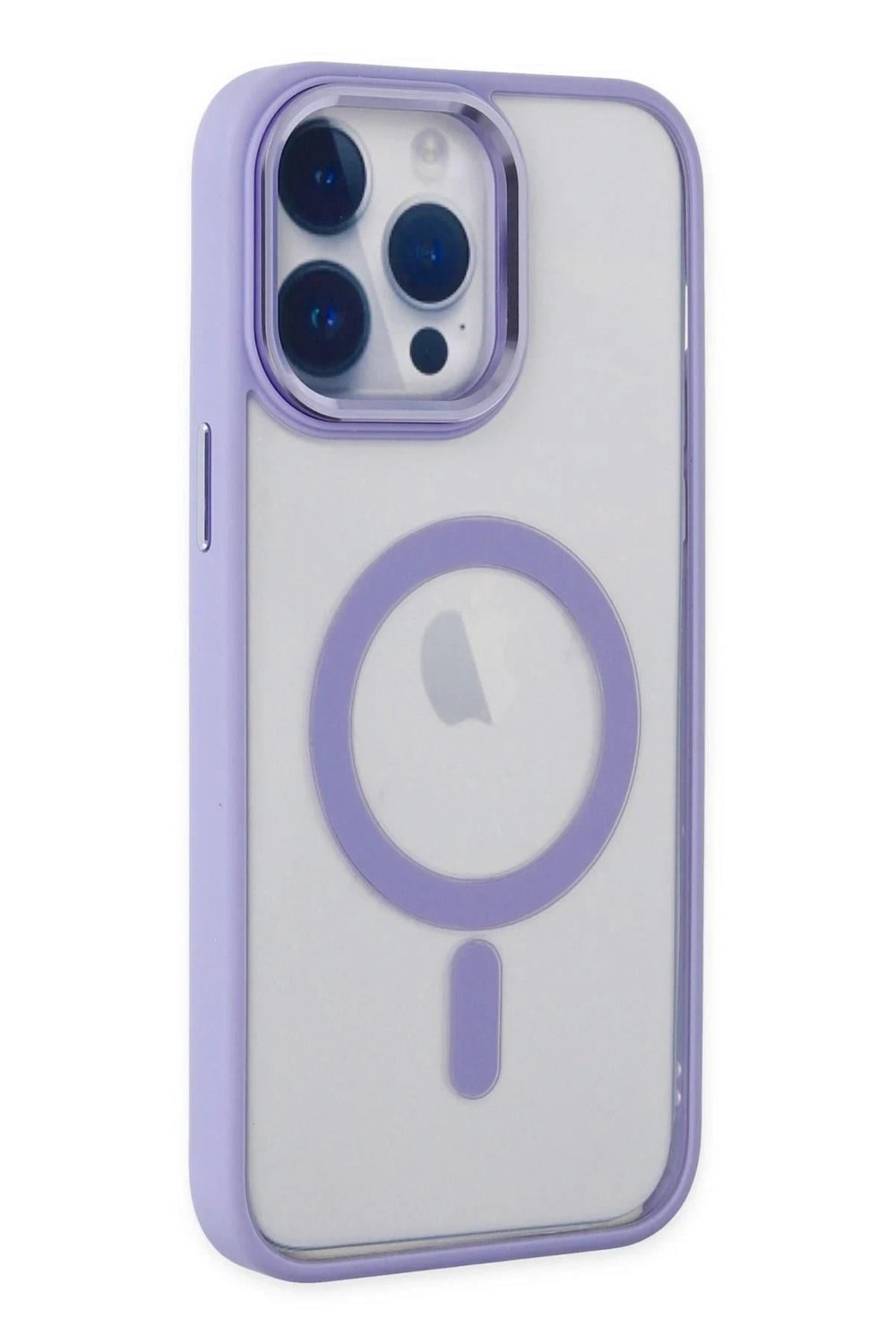 Mey İthalat®  iPhone 14 Pro Kılıf Room Magneticsafe Silikon - Lila