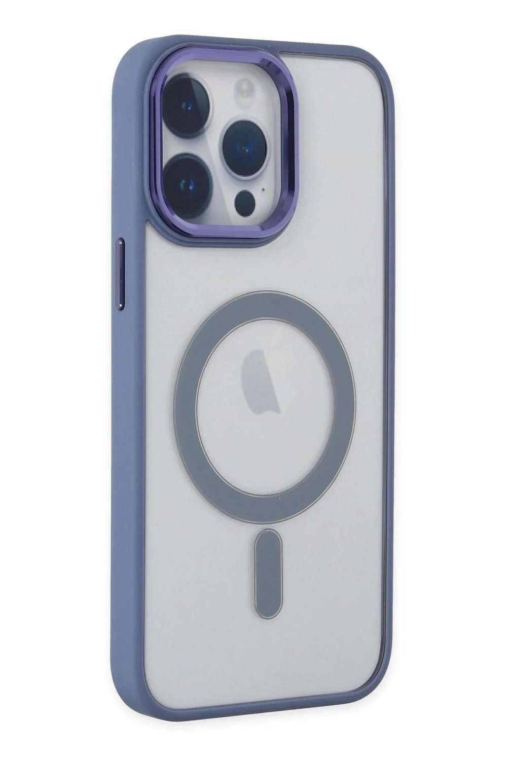 Mey İthalat®  iPhone 14 Pro Kılıf Room Magneticsafe Silikon - Sierra Blue