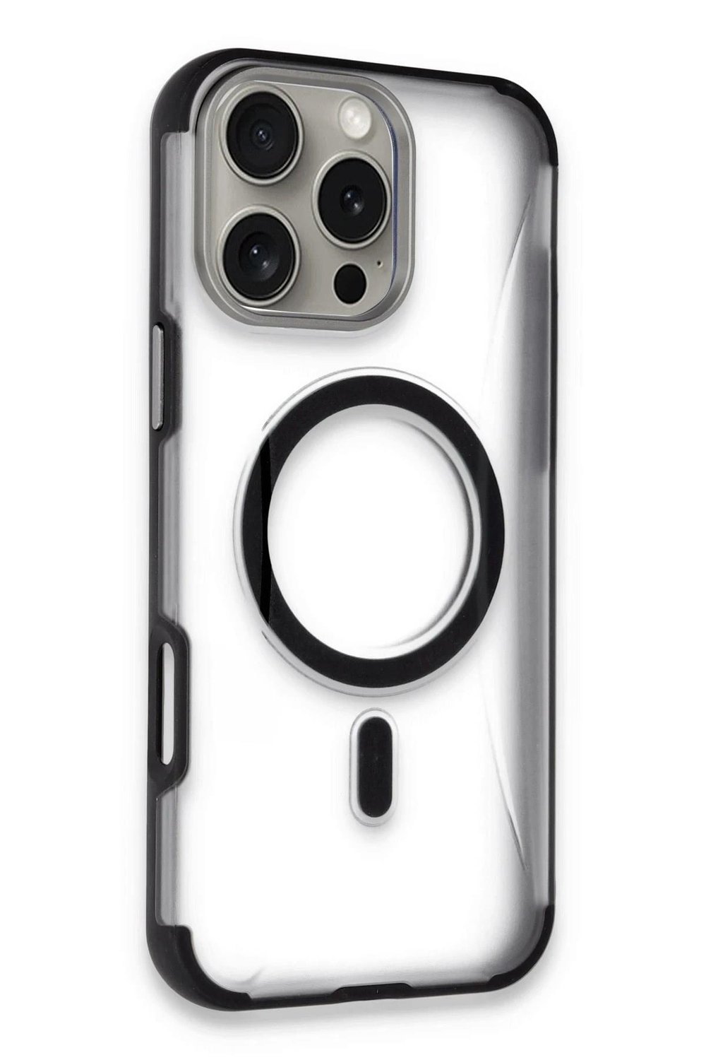 Mey İthalat®  iPhone 14 Pro Max Hilton Magsafe Kapak - Siyah