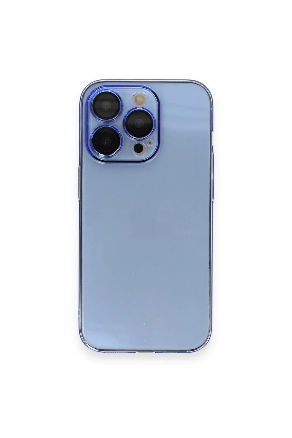 Mey İthalat®  iPhone 14 Pro Max Kılıf Armada Lensli Kapak - Sierra Blue