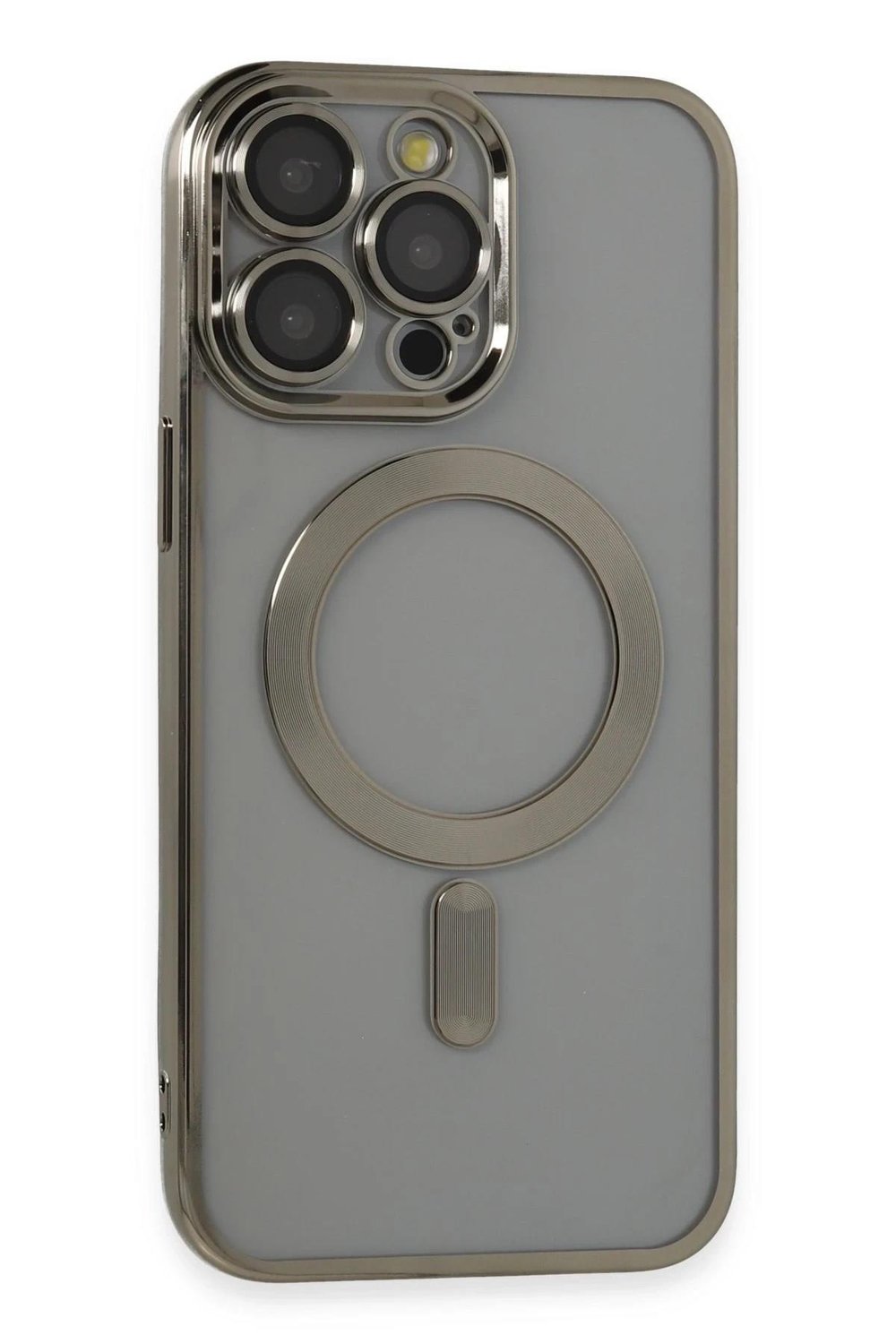 Mey İthalat®  iPhone 14 Pro Max Kılıf Kross Magneticsafe Kapak - Titan Gri