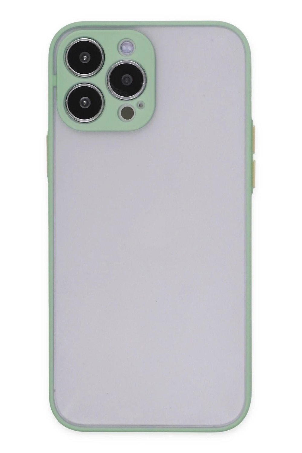 Mey İthalat®  iPhone 14 Pro Max Kılıf Montreal Silikon Kapak - Turkuaz