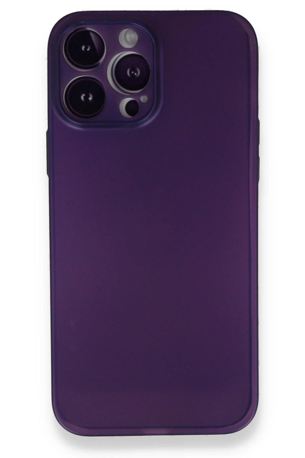 Mey İthalat®  iPhone 14 Pro Max Kılıf PP Ultra İnce Kapak - Mor