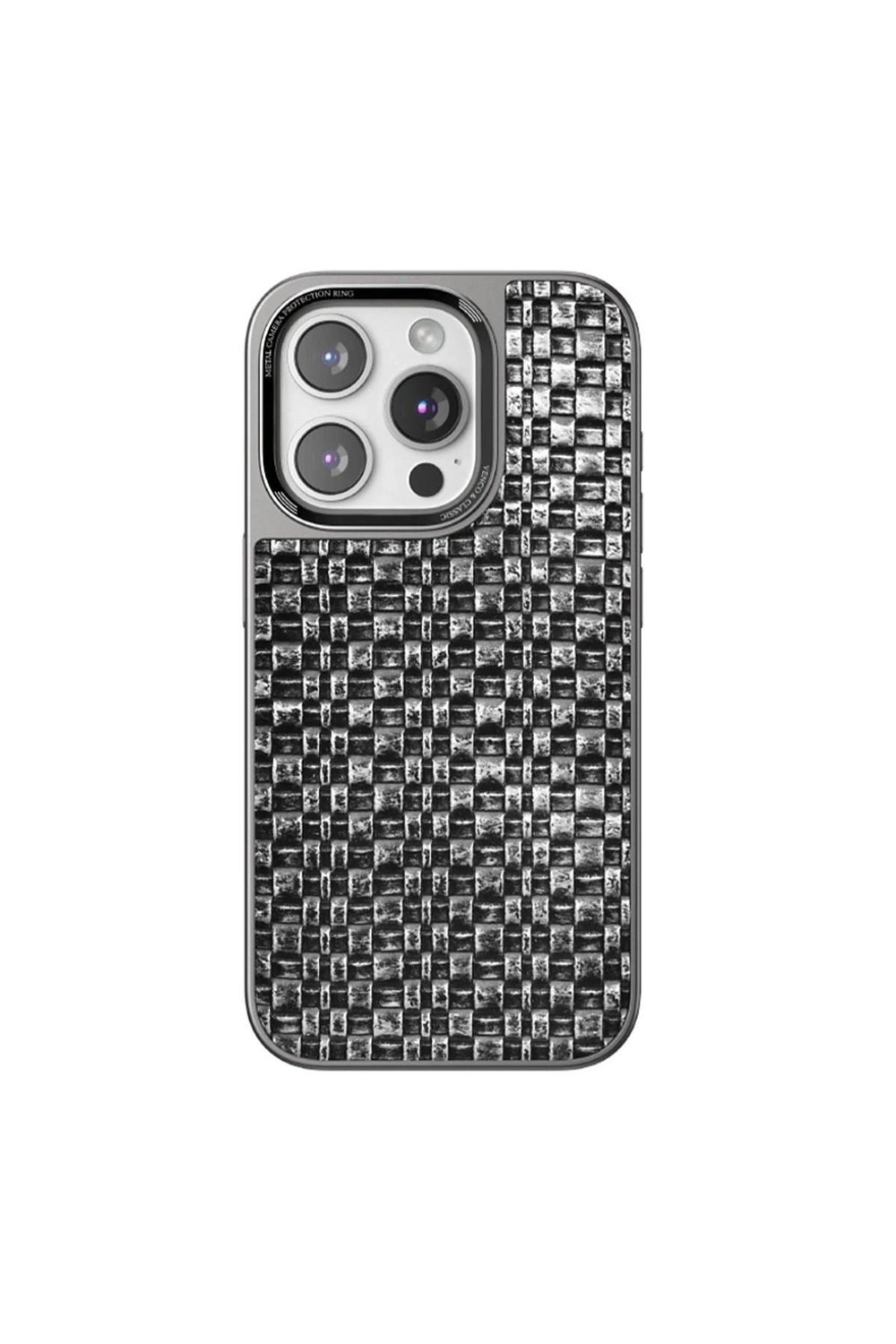 Mey İthalat®  iPhone 15 Pro Brand Kapak - Gümüş