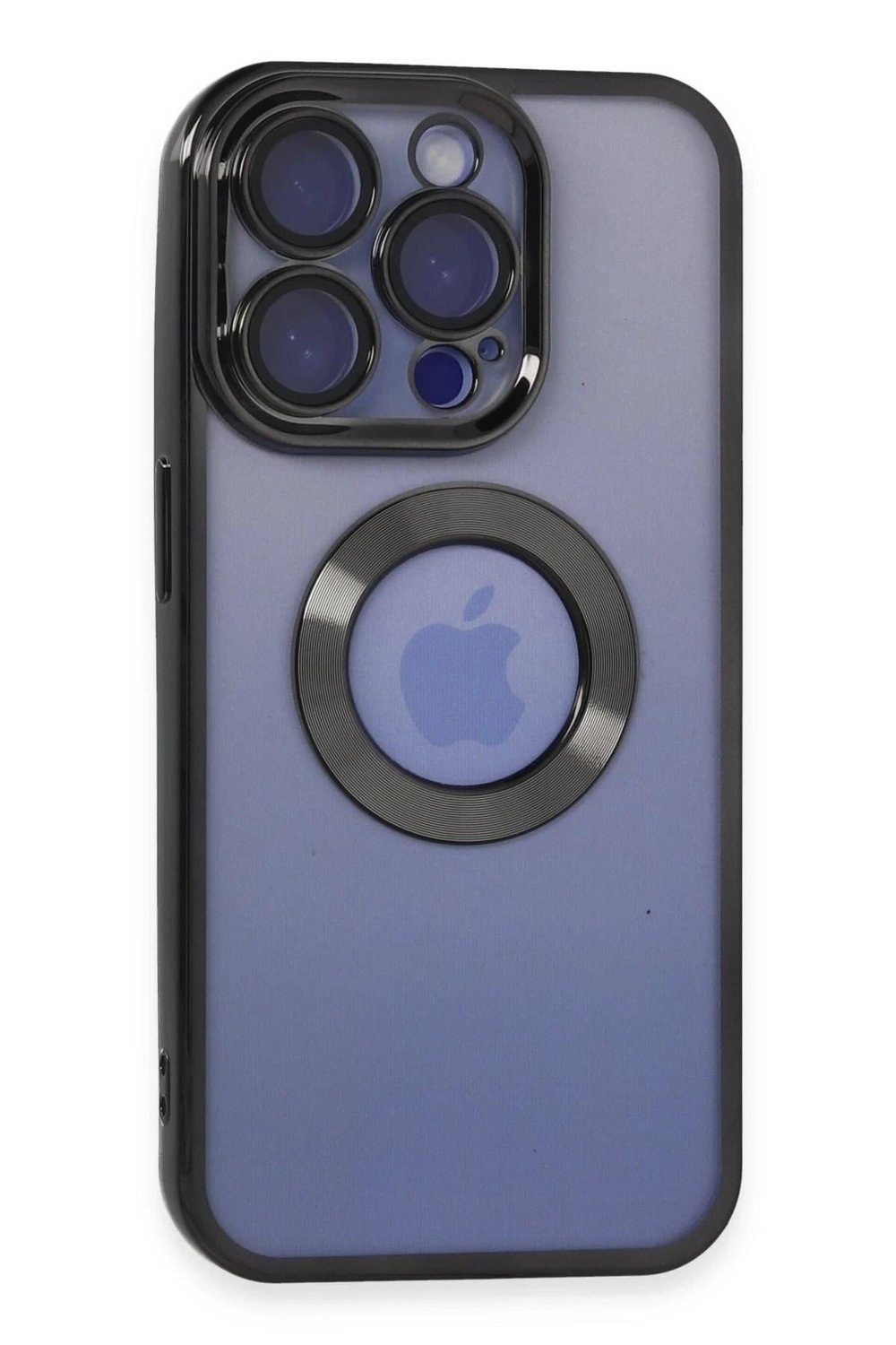 Mey İthalat®  iPhone 15 Pro Kılıf Slot Silikon - Siyah