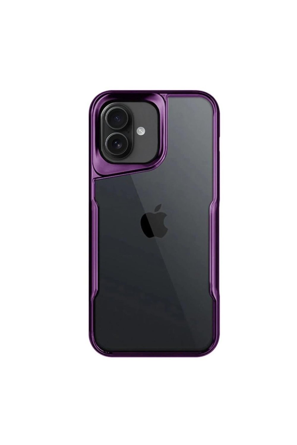 Mey İthalat®  iPhone 16 Kılıf Boyi Silikon Kapak - Derin Mor