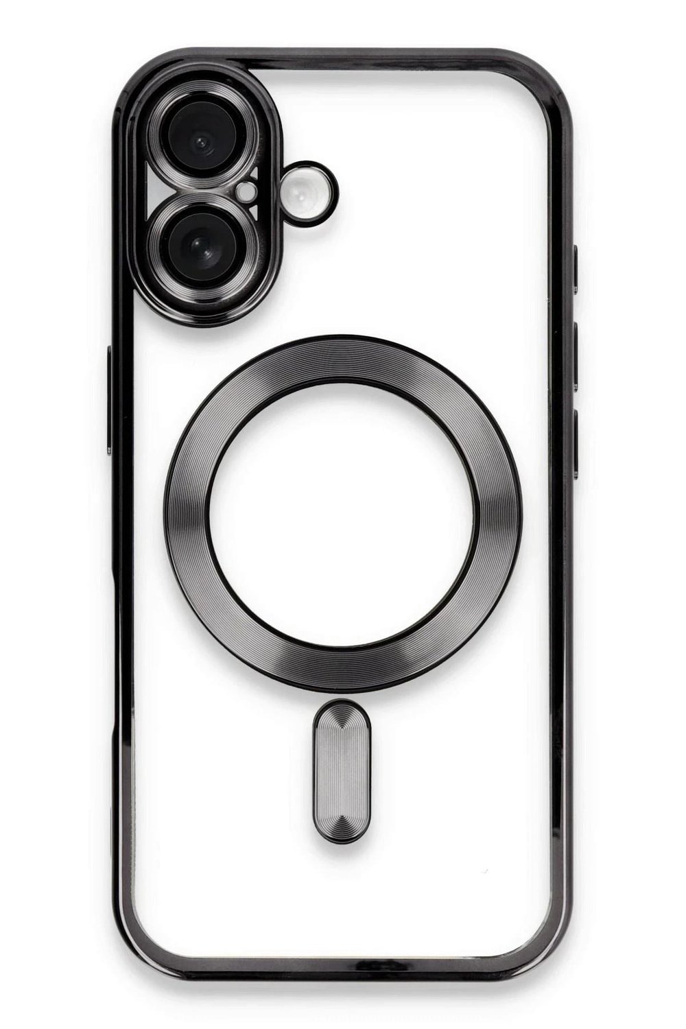 Mey İthalat®  iPhone 16 Kılıf Kross Magneticsafe Kapak - Siyah